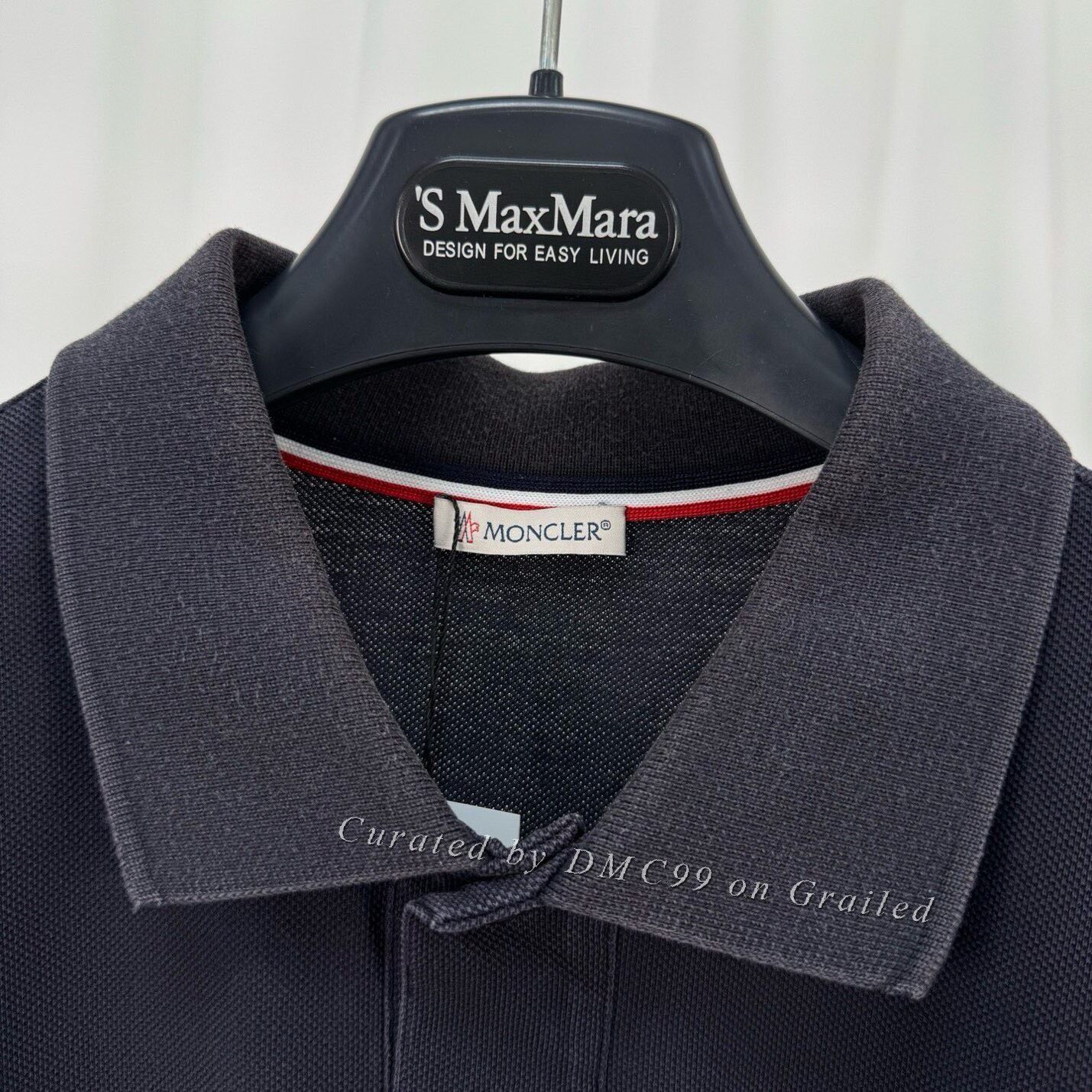 Moncler Moncler Printed Logo Polo Short Sleeve Size US L / EU 52-54 / 3 - 5 Thumbnail