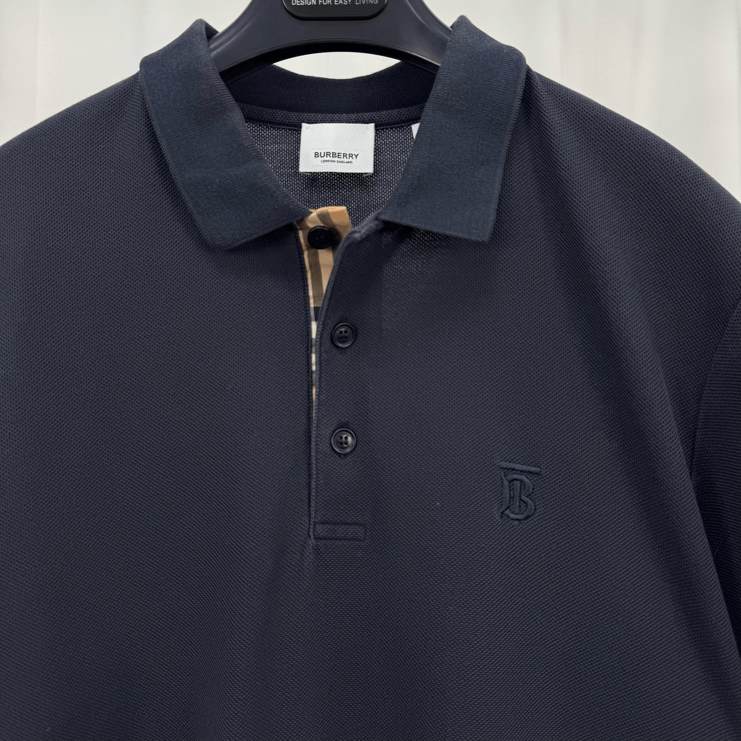 Burberry Burberry Check Embroidered Polo Short Sleeve Size US L / EU 52-54 / 3 - 3 Thumbnail