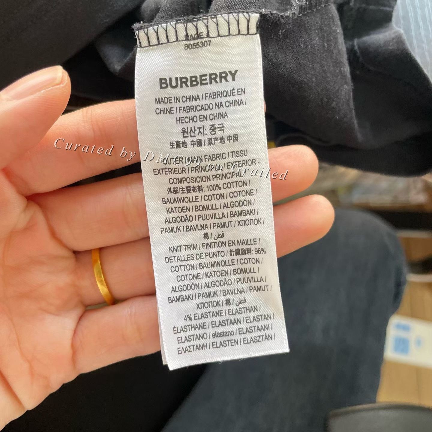 Burberry Burberry Black Chest Logo Short-Sleeve Size US L / EU 52-54 / 3 - 4 Thumbnail