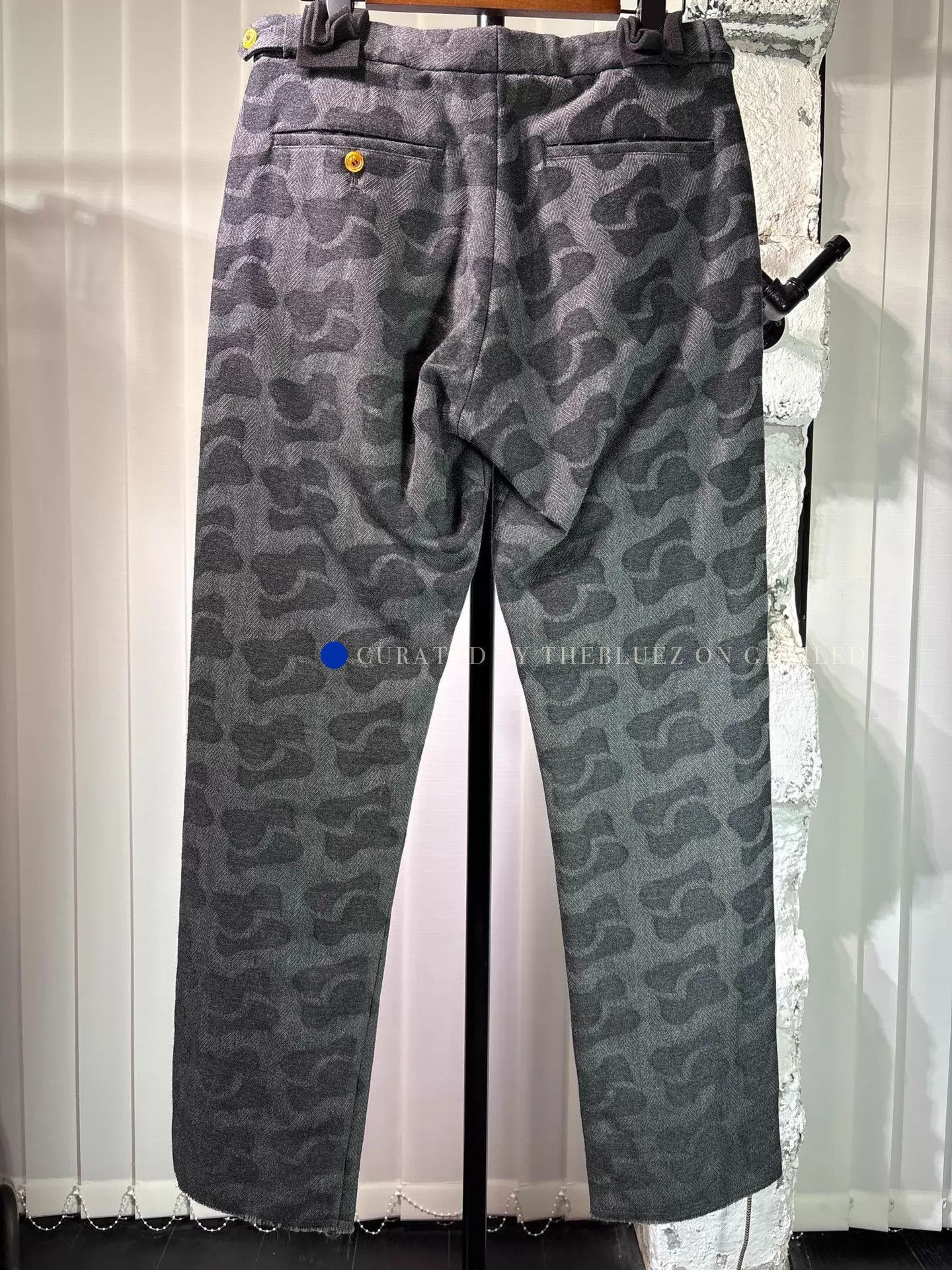 Comme des Garcons Comme des Garcons Wool Printed Casual Pants Size US 30 / EU 46 - 2 Thumbnail