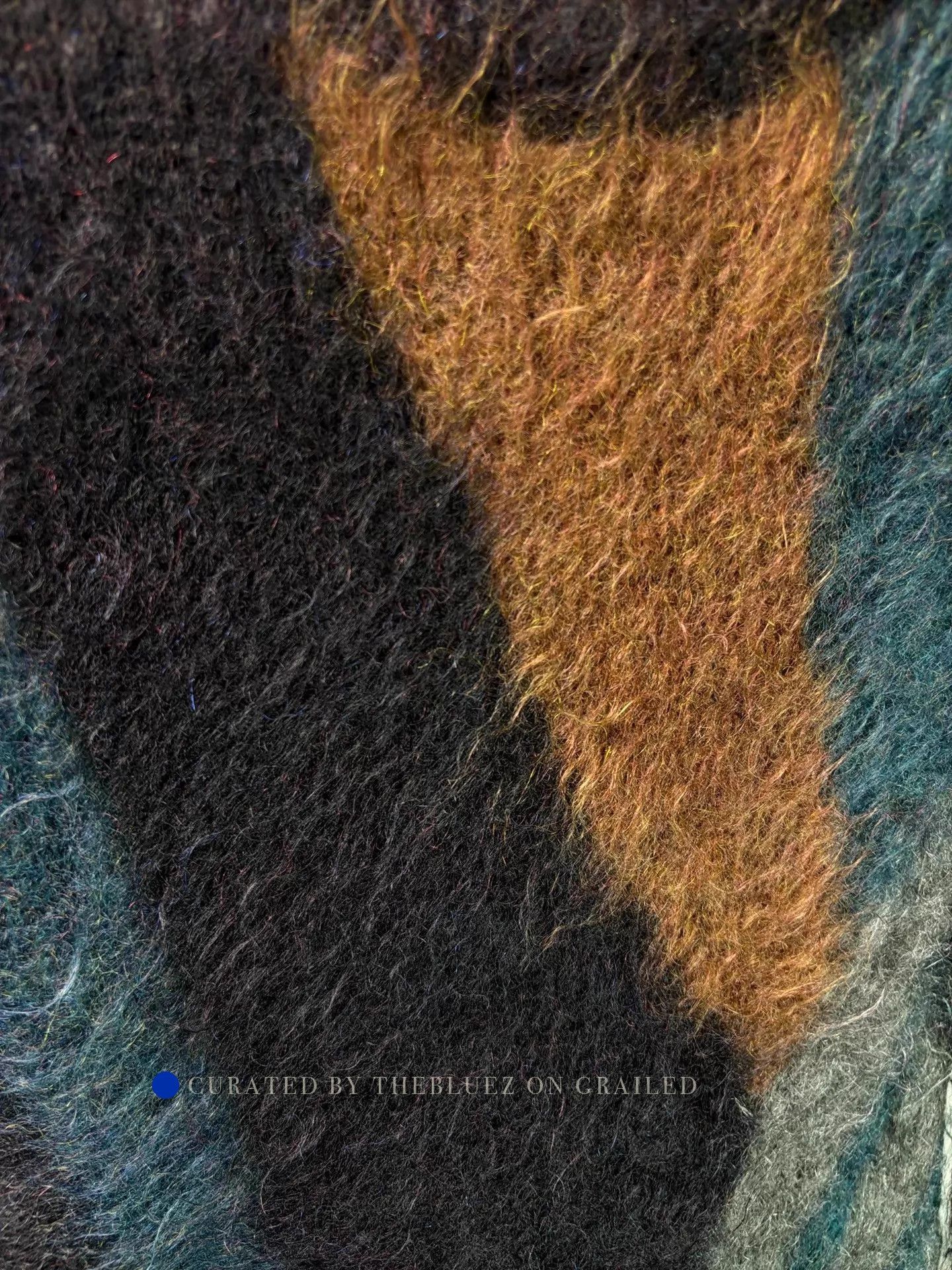 Undercover Colorblocked Mohair Sweater in Multi Size US S / EU 44-46 / 1 - 3 Thumbnail