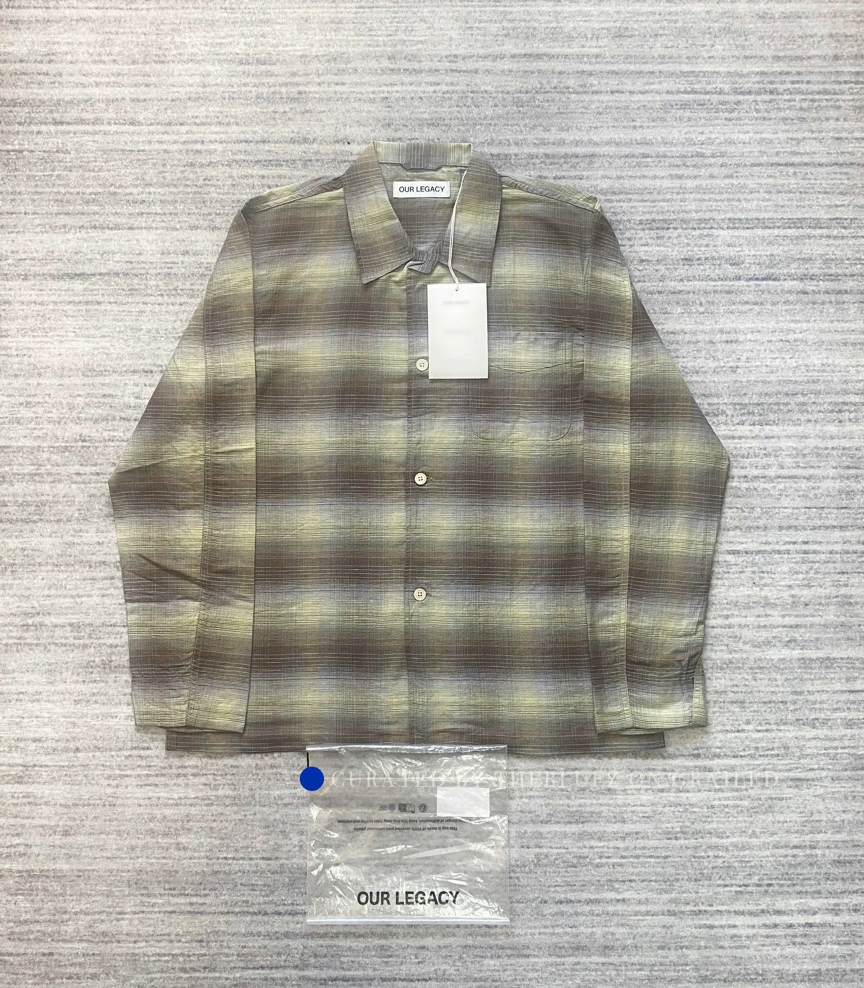 Our Legacy Murky Static Blurred Check Box Shirt Size US M / EU 48-50 / 2 - 2 Thumbnail