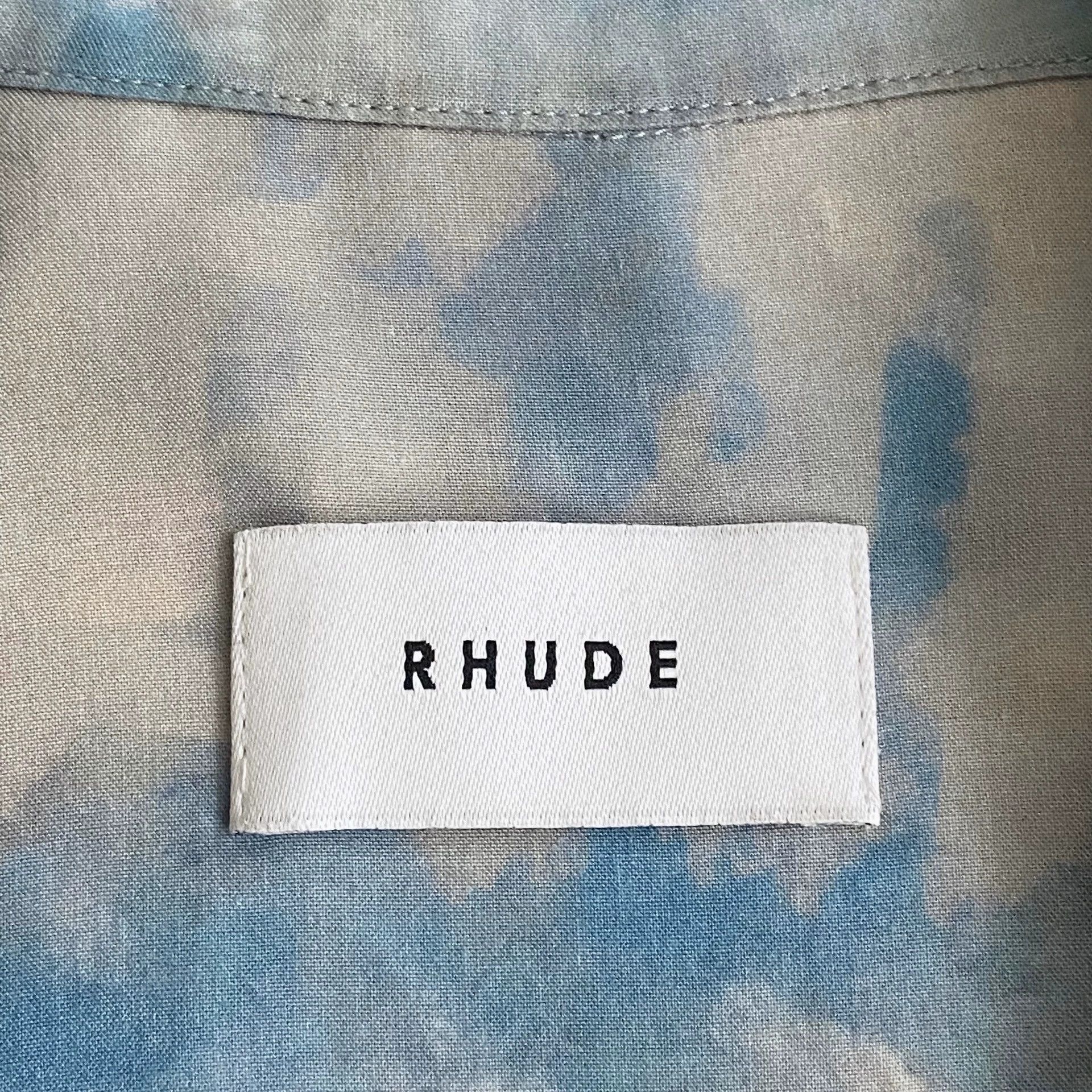 Rhude Distressed Shark Cuban Collar Shirt Size US M / EU 48-50 / 2 - 5 Thumbnail