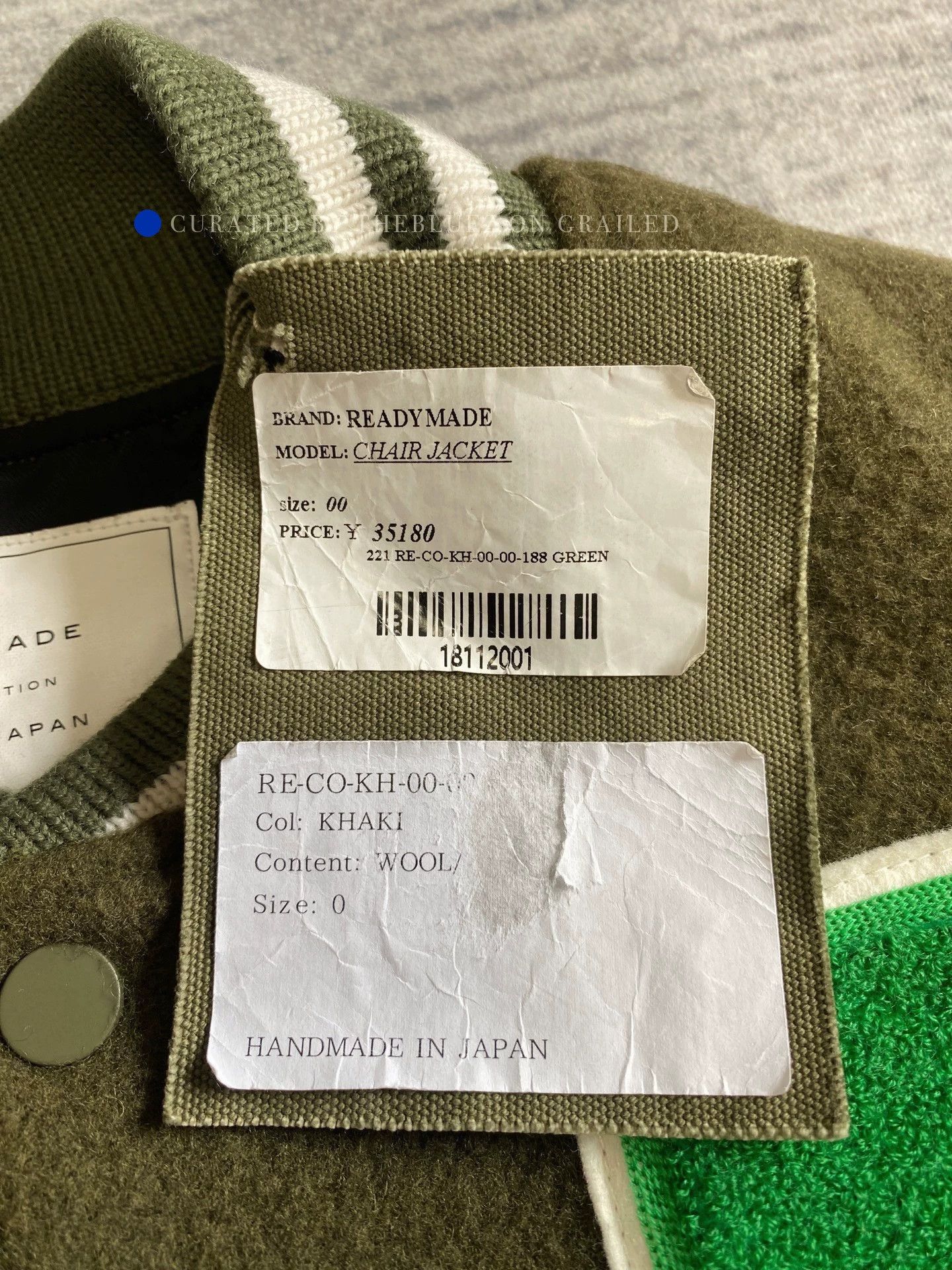 READYMADE Oversized Green Baseball Jacket in XS Size US XS / EU 42 / 0 - 3 Thumbnail