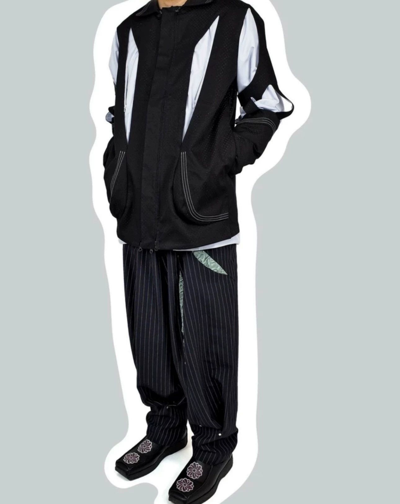 Kiko Kostadinov Hydra Double Layer Cutout Lightweight Jacket Size US S / EU 44-46 / 1 - 7 Thumbnail