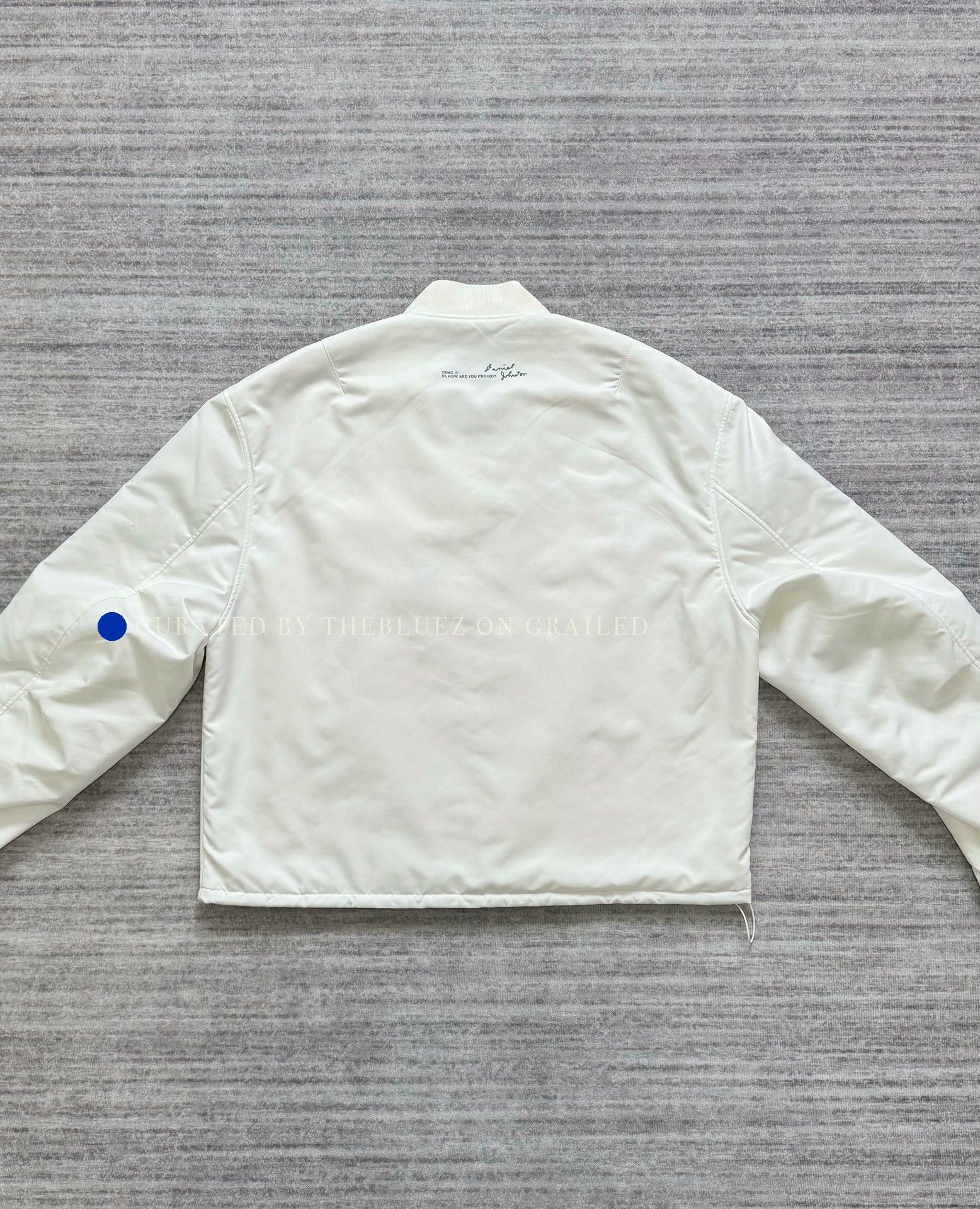 OAMC White Bomber Jacket with Patch, Size S Size US S / EU 44-46 / 1 - 2 Thumbnail