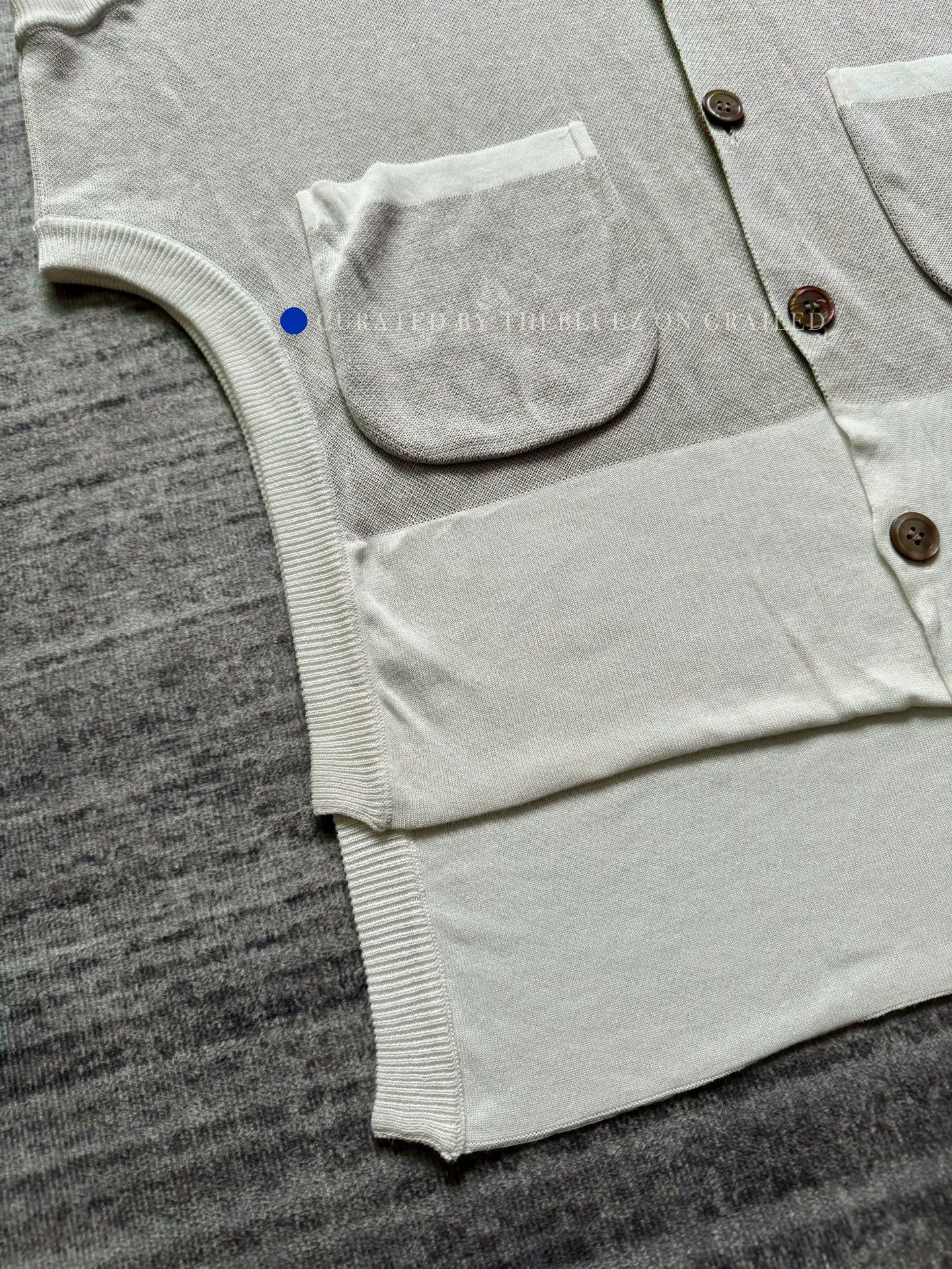 Sulvam Floral Knit Wool Sleeveless Vest Size US S / EU 44-46 / 1 - 3 Thumbnail