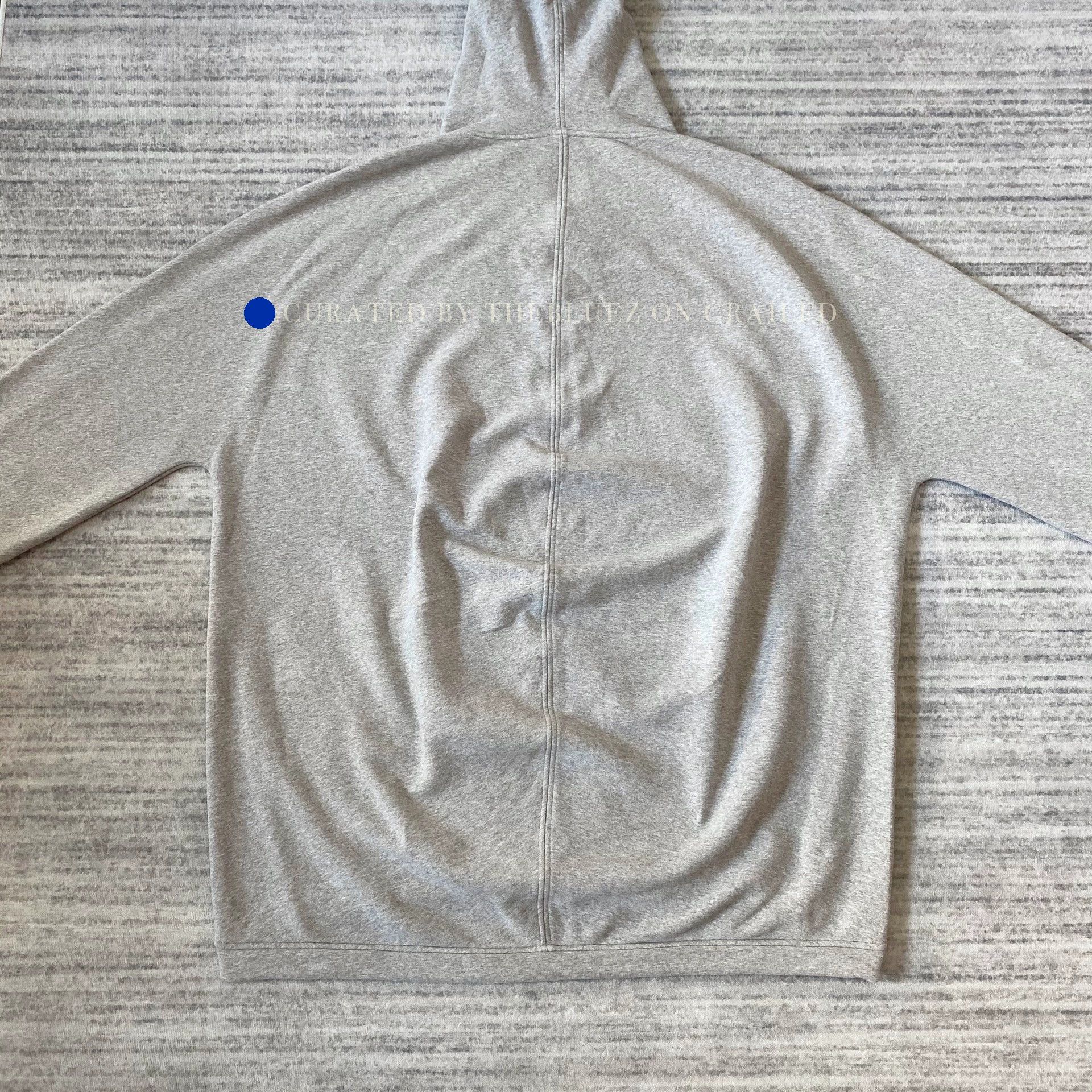 Balenciaga Gray Small Logo Drawstring Hoodie Size US XS / EU 42 / 0 - 2 Thumbnail
