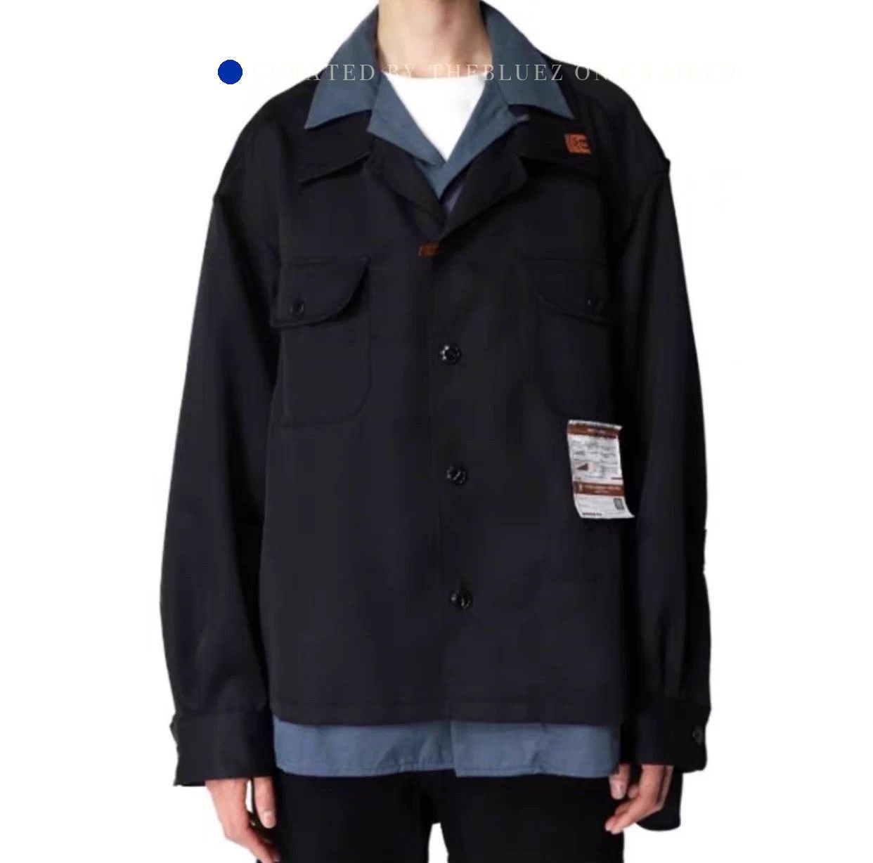 Maison MIHARA YASUHIRO Two-Tone Deconstructed Blazer in Black Size US S / EU 44-46 / 1 - 9 Thumbnail