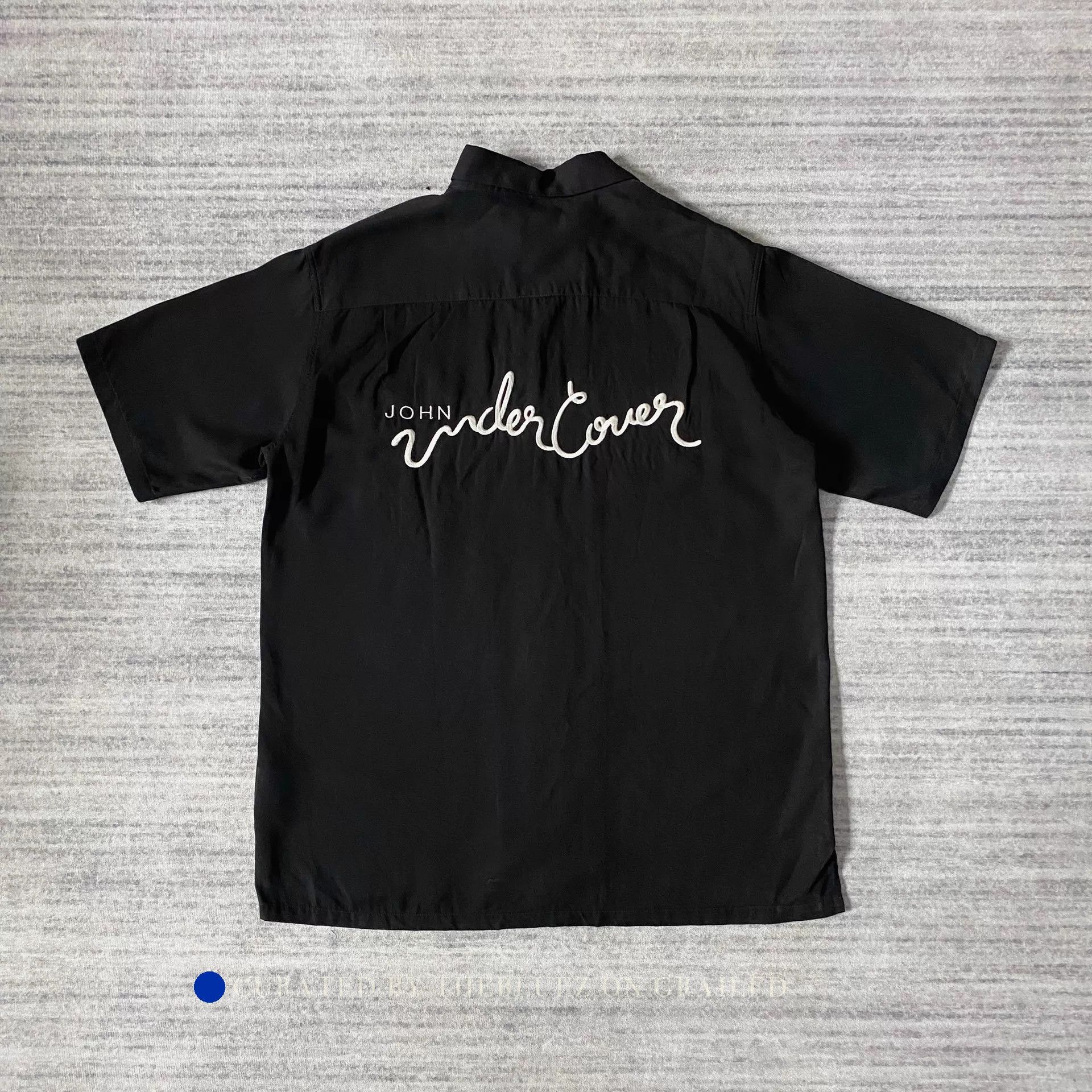 Undercover Black Hawaiian Shirt with Unique Embroidery Size US M / EU 48-50 / 2 - 3 Thumbnail