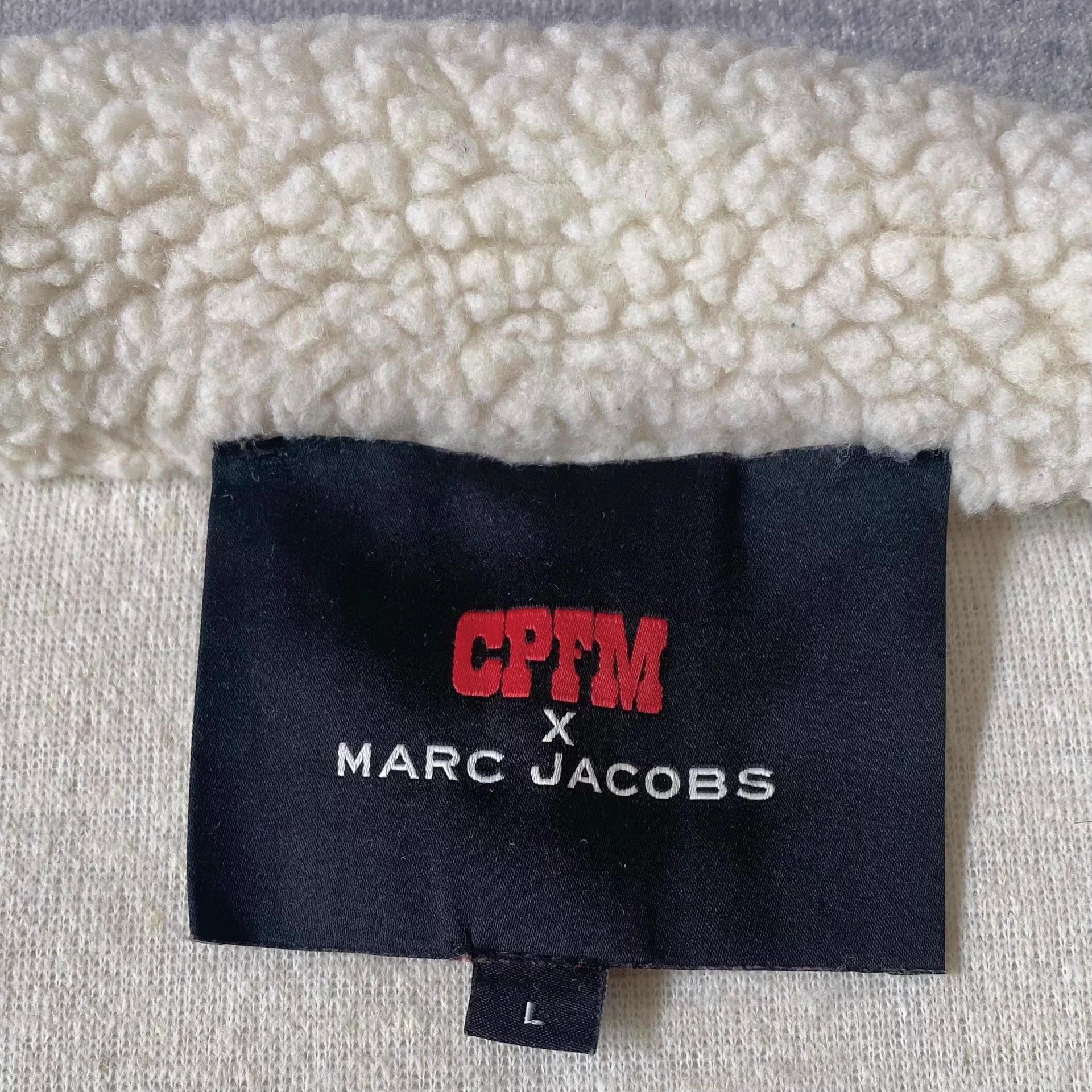 Marc Jacobs Star Embroidered Fleece Jacket in Beige Size US L / EU 52-54 / 3 - 5 Thumbnail