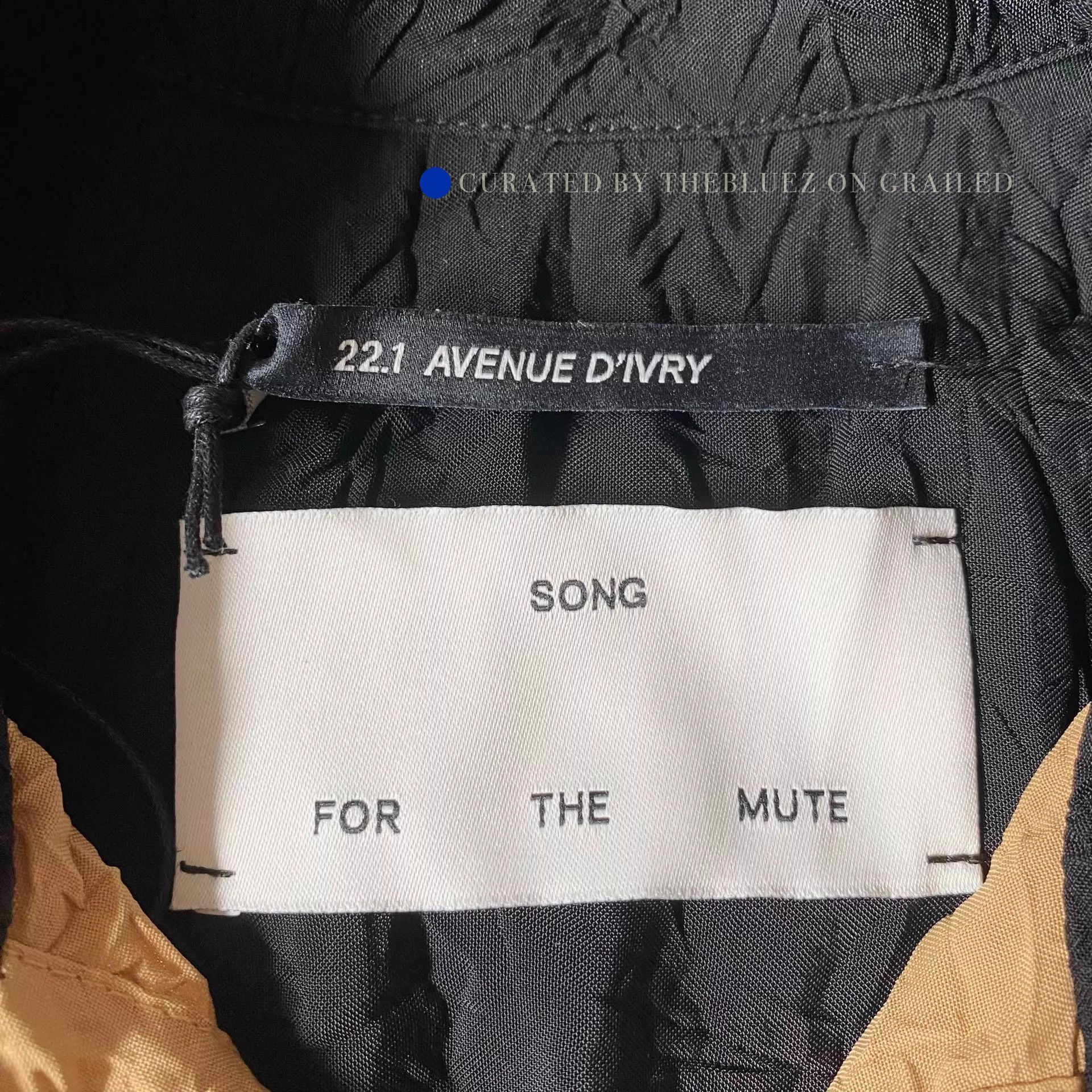 Song For The Mute Pleated Multi-Color Short Sleeve Hawaiian Shirt Size US S / EU 44-46 / 1 - 4 Thumbnail