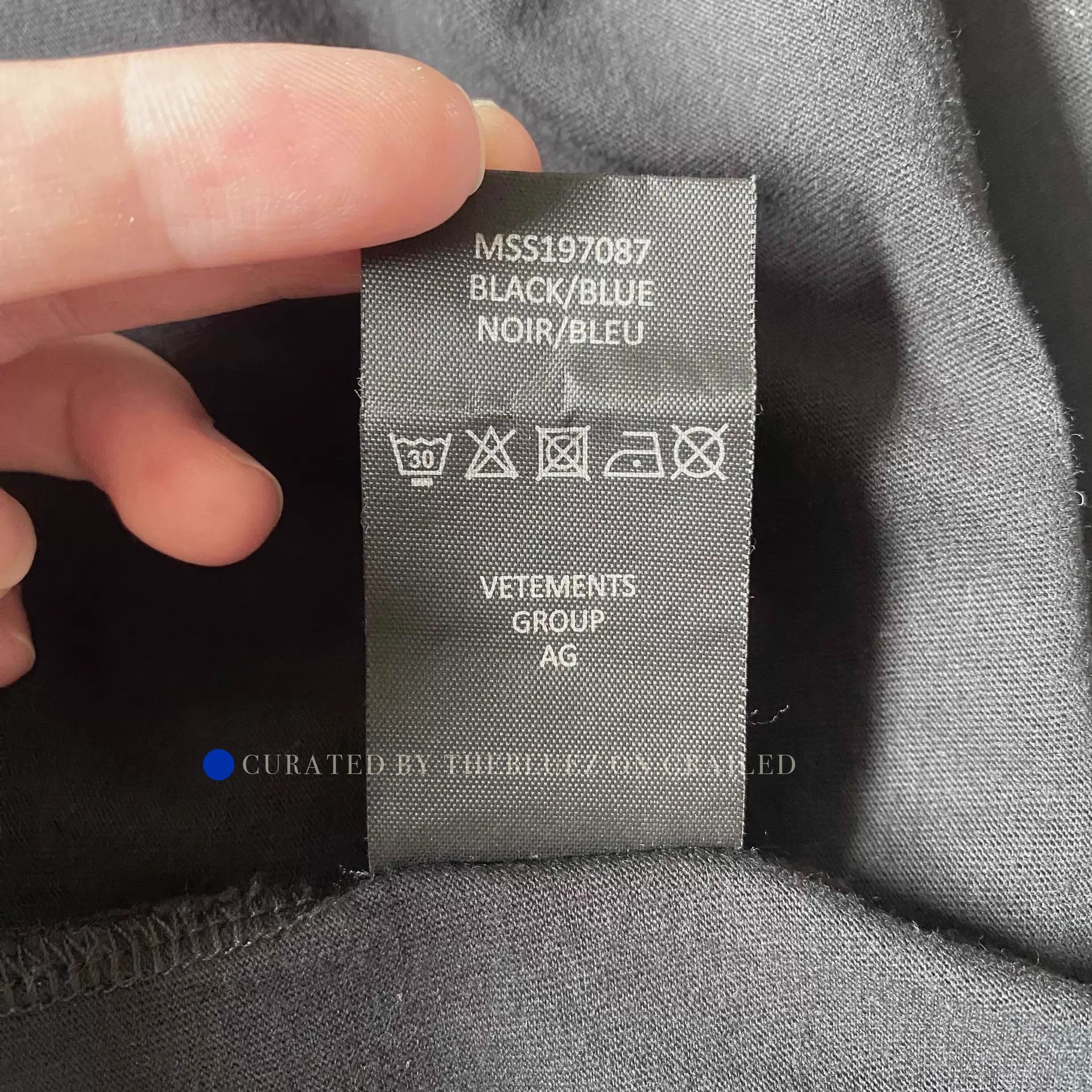 Vetements Ripped Blue Split 2-Piece Short Sleeve T-Shirt Size US XS / EU 42 / 0 - 9 Thumbnail