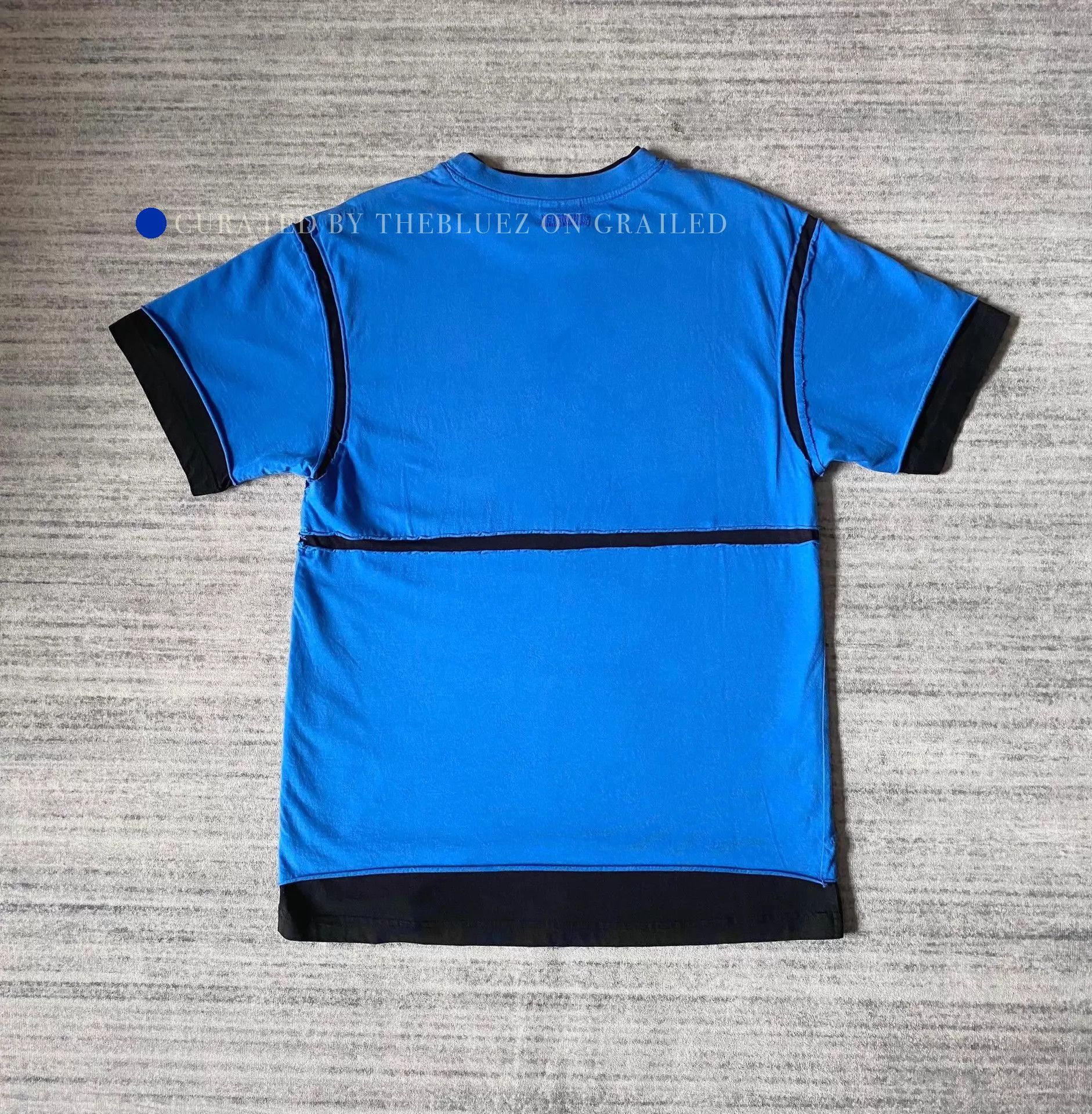 Vetements Ripped Blue Split 2-Piece Short Sleeve T-Shirt Size US XS / EU 42 / 0 - 2 Thumbnail
