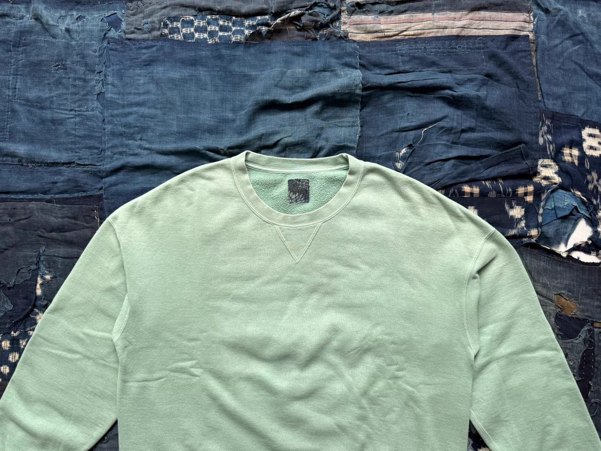 Visvim Vintage Green Long Sleeve Sweatshirt Size US XL / EU 56 / 4 - 6 Thumbnail