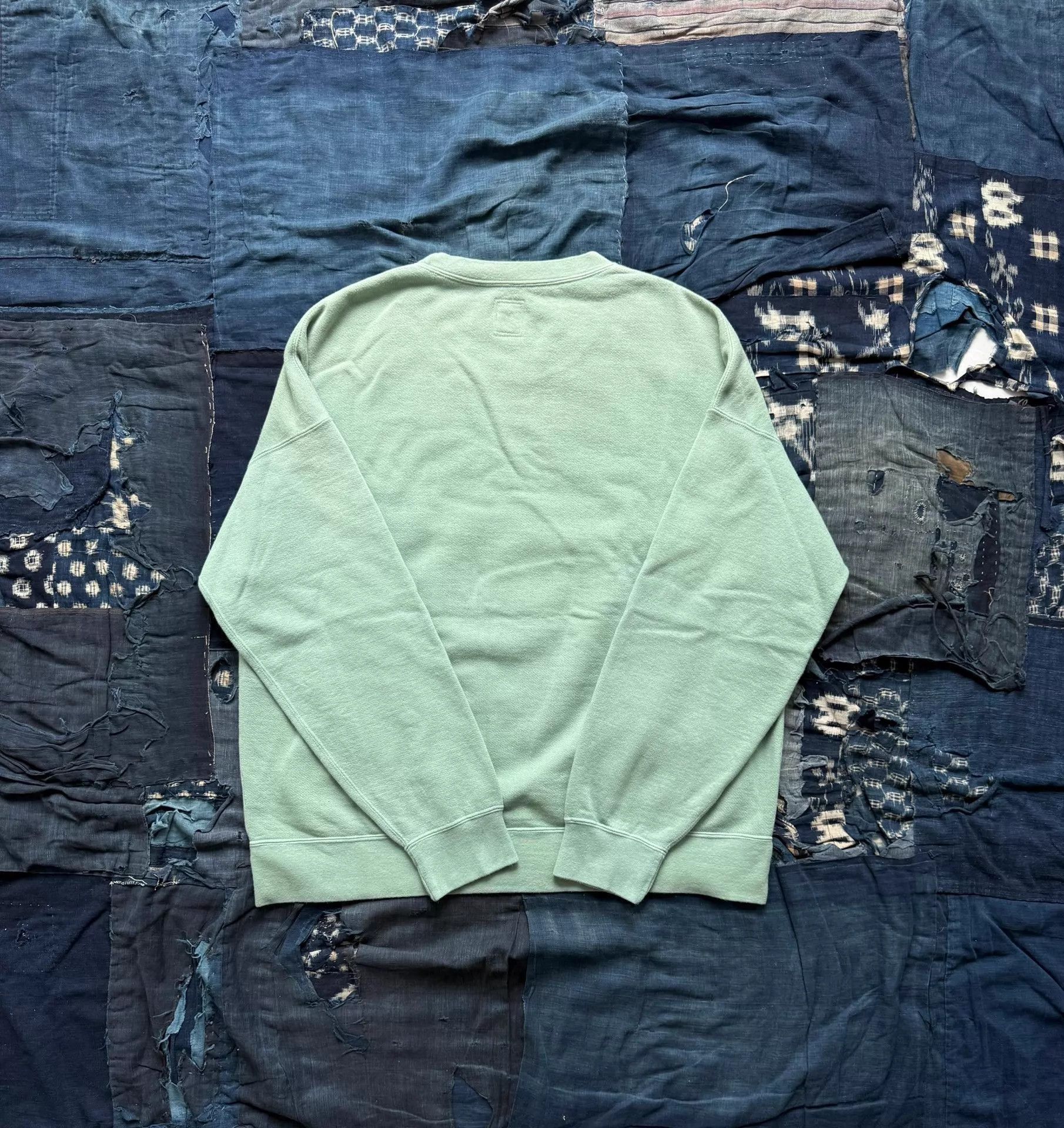 Visvim Vintage Green Long Sleeve Sweatshirt Size US XL / EU 56 / 4 - 5 Thumbnail