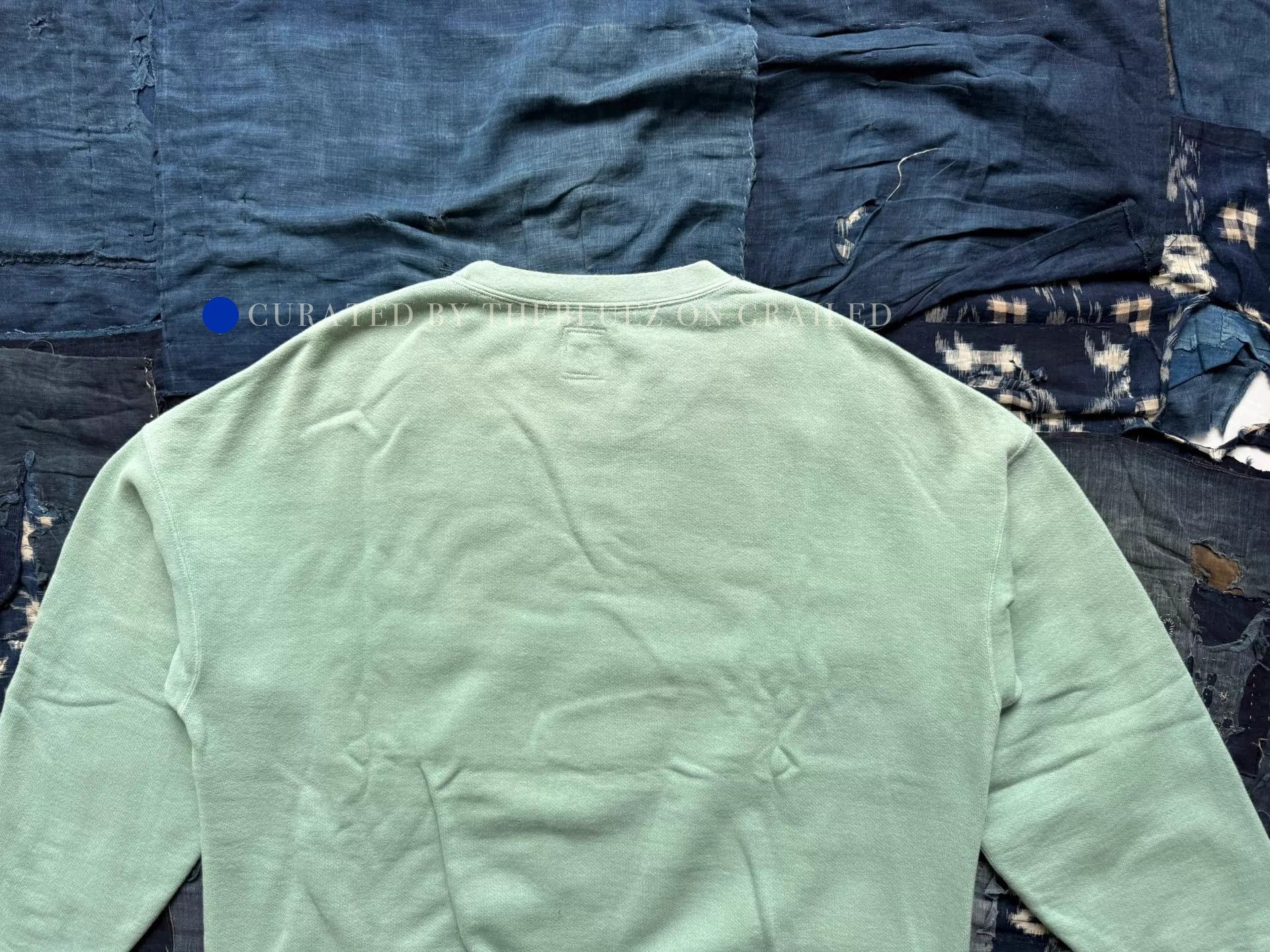 Visvim Vintage Green Long Sleeve Sweatshirt Size US XL / EU 56 / 4 - 7 Thumbnail