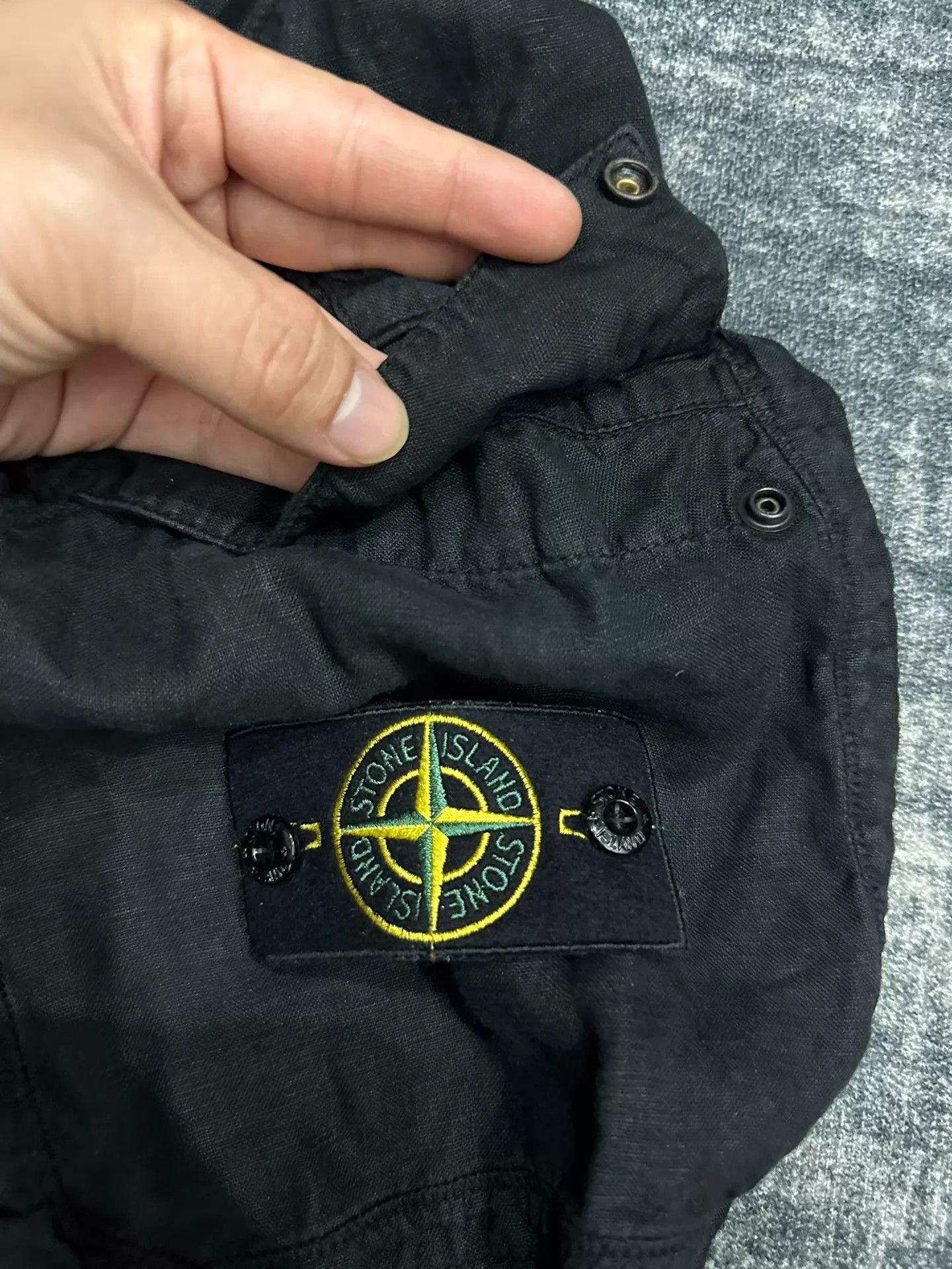 Stone Island Black Cargo Pants with Side Pockets Size US 30 / EU 46 - 7 Thumbnail