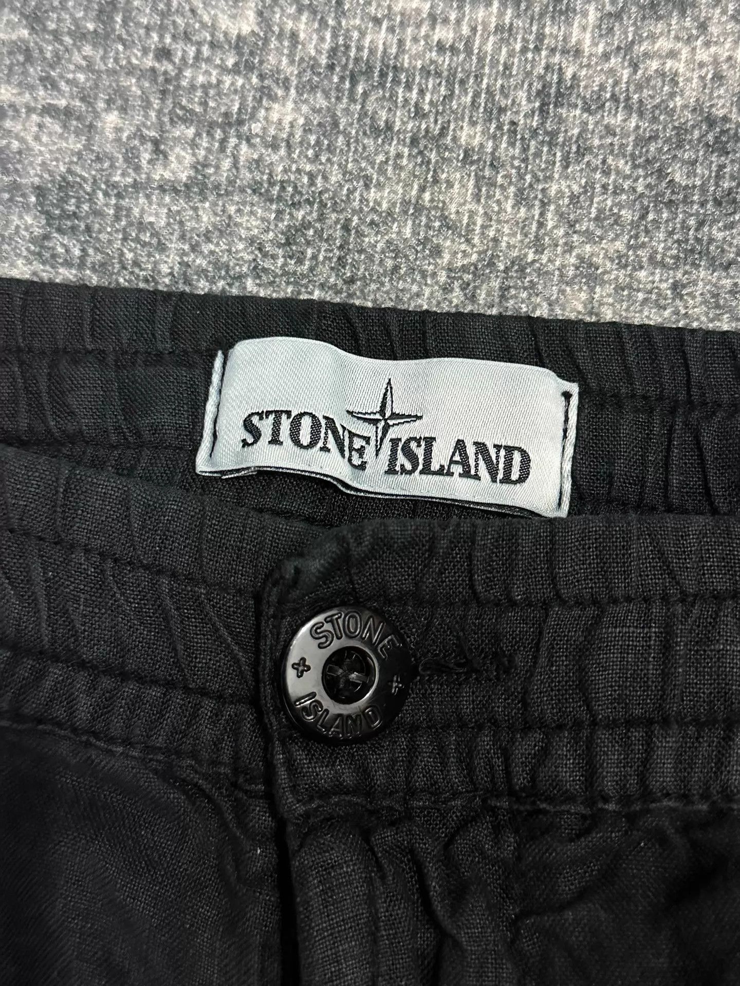 Stone Island Black Cargo Pants with Side Pockets Size US 30 / EU 46 - 3 Thumbnail