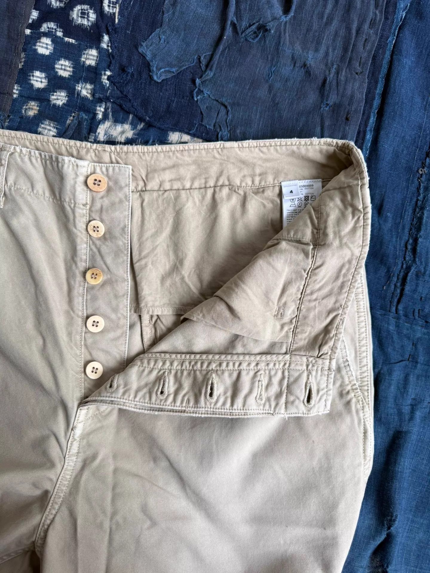 Visvim Distressed Wide Chino Pants in Beige Size US 36 / EU 52 - 7 Thumbnail