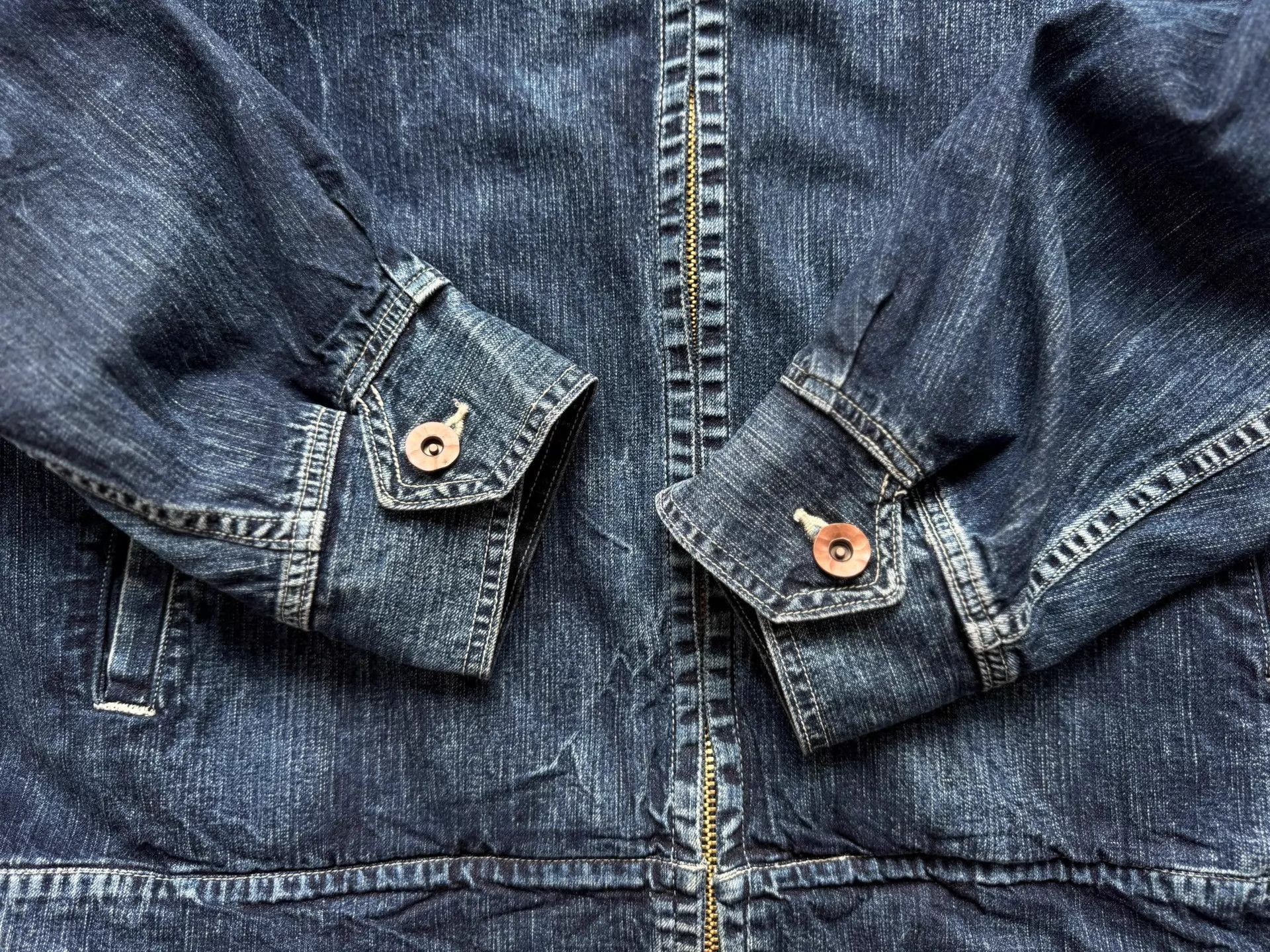 Visvim Vintage Embroidered Denim Jacket in Blue Size US XL / EU 56 / 4 - 8 Thumbnail