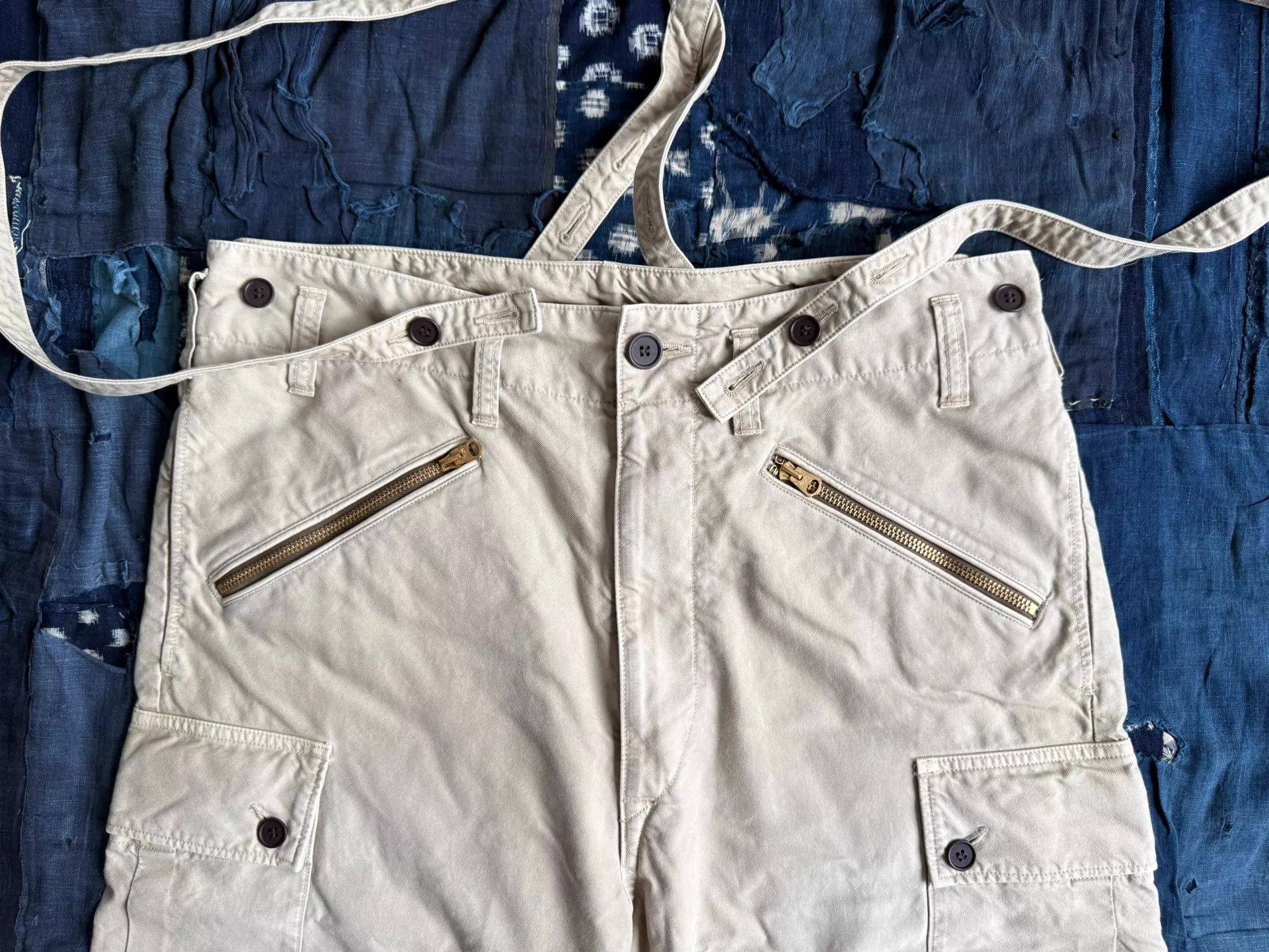 Visvim Vintage Washed Casual Pants in Beige Size US 34 / EU 50 - 4 Thumbnail