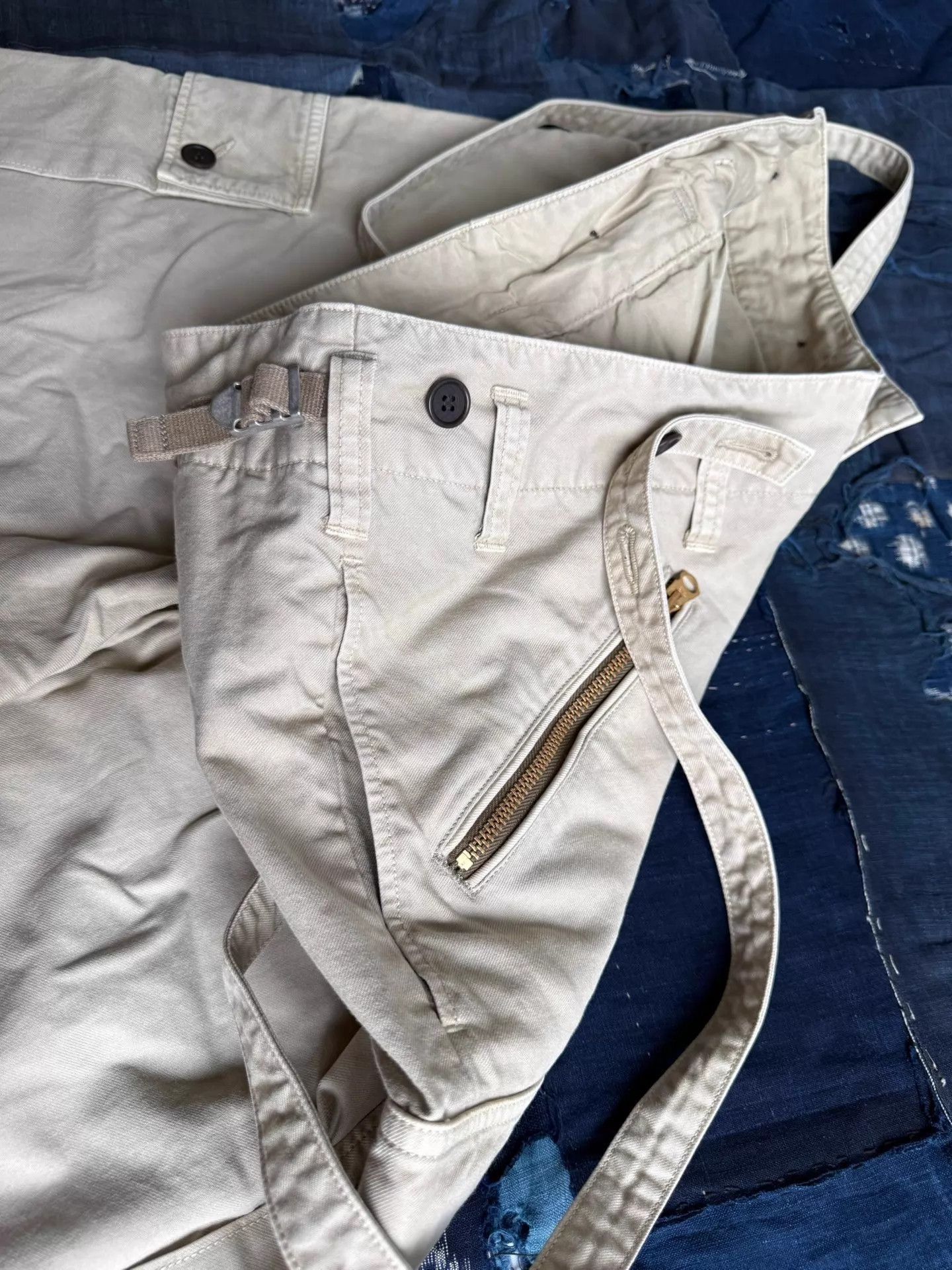 Visvim Vintage Washed Casual Pants in Beige Size US 34 / EU 50 - 6 Thumbnail