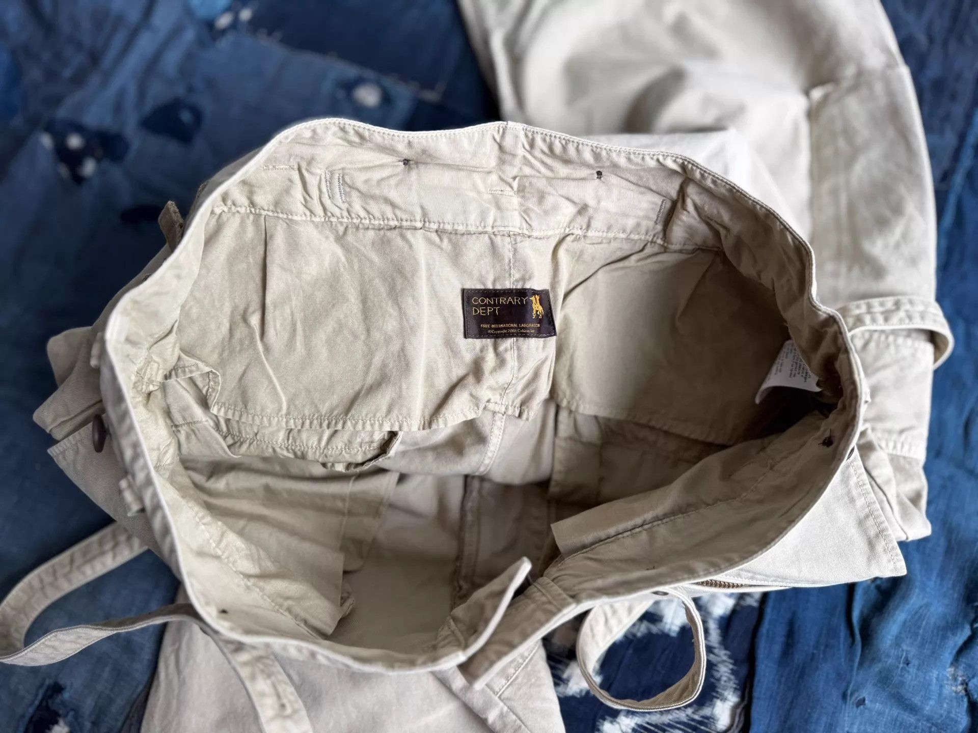 Visvim Vintage Washed Casual Pants in Beige Size US 34 / EU 50 - 8 Thumbnail