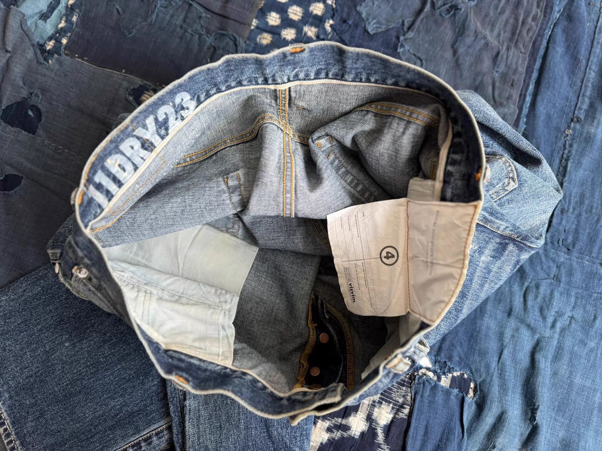 Visvim Social Sculpture Washed Blue Jeans Size US 36 / EU 52 - 8 Thumbnail