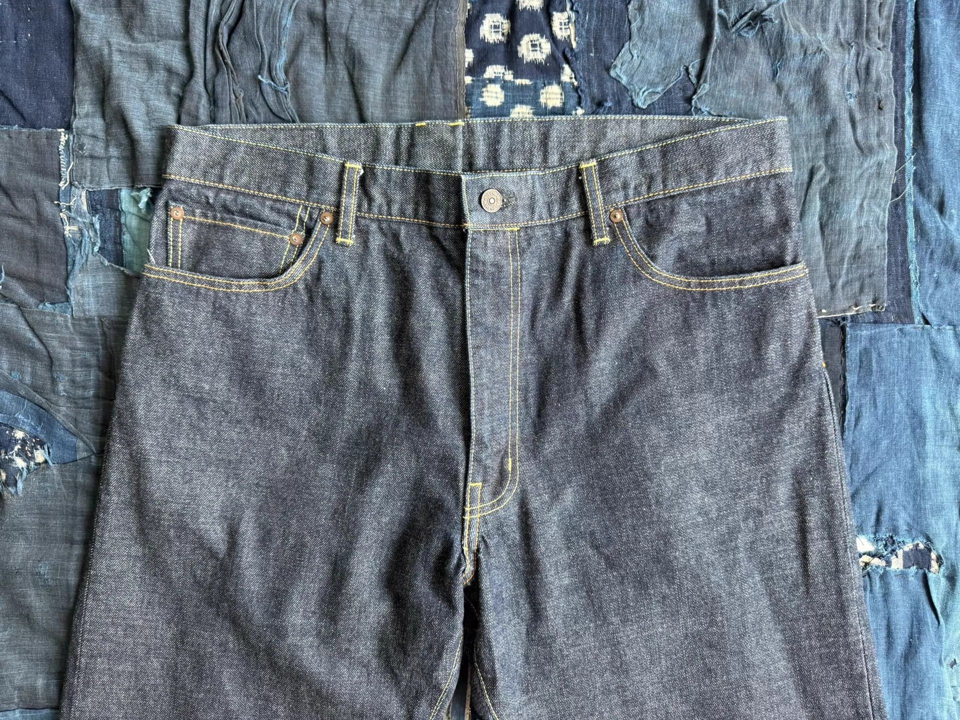 Visvim Spot Journeyman Pants in Tacked Washed Denim Size US 34 / EU 50 - 3 Thumbnail