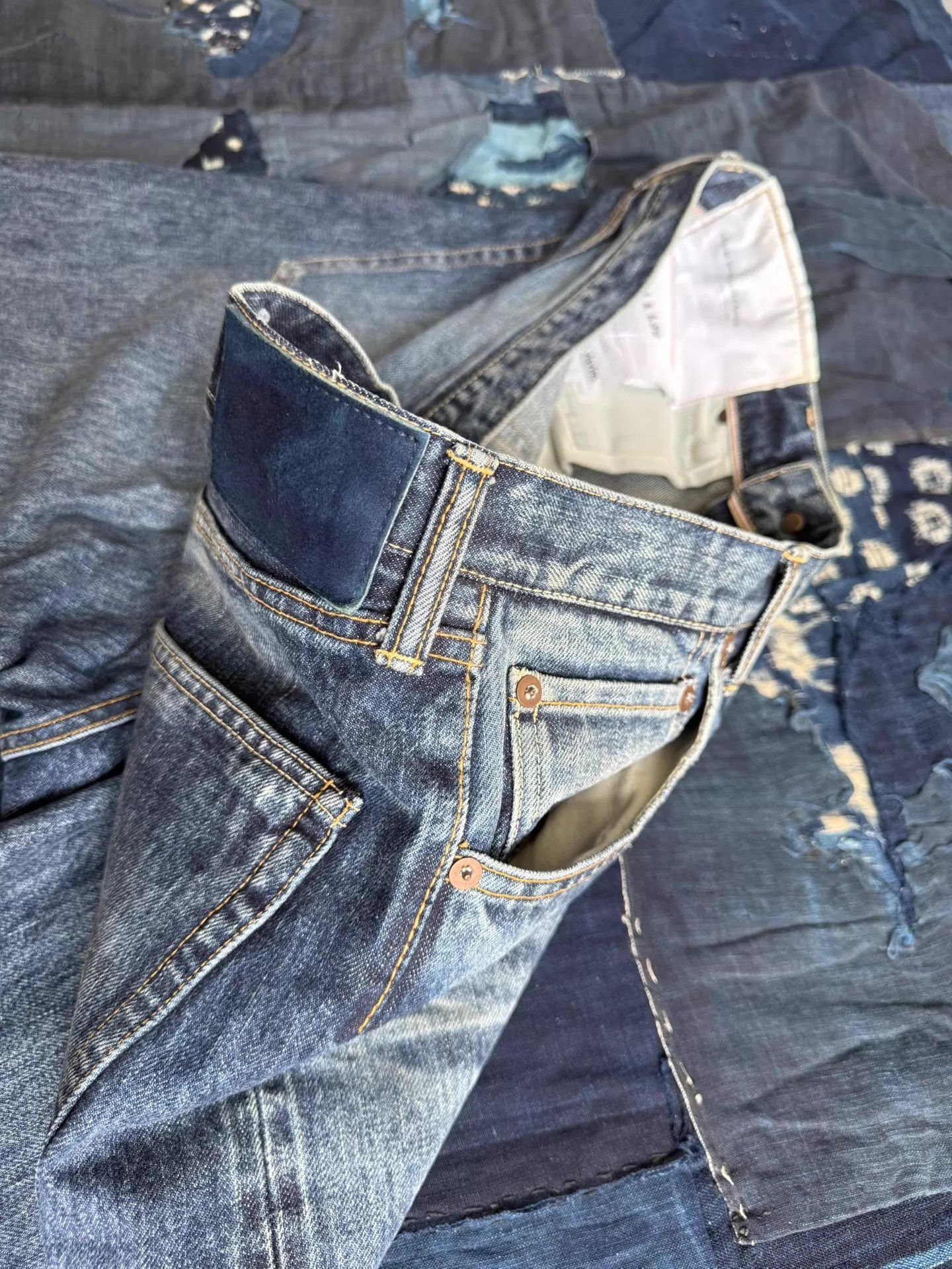 Visvim Wide Leg Denim Jeans in Blue Size US 34 / EU 50 - 6 Thumbnail