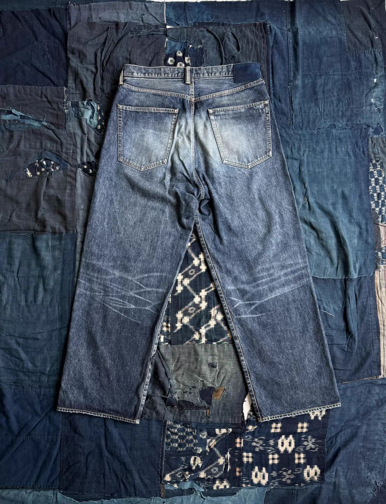 Visvim Wide Leg Denim Jeans in Blue Size US 34 / EU 50 - 2 Thumbnail