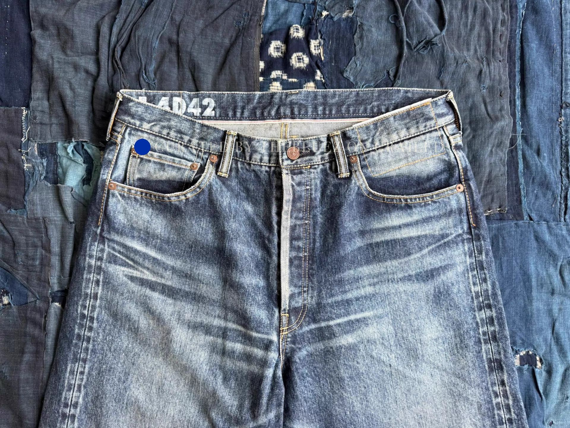Visvim Wide Leg Denim Jeans in Blue Size US 34 / EU 50 - 4 Thumbnail