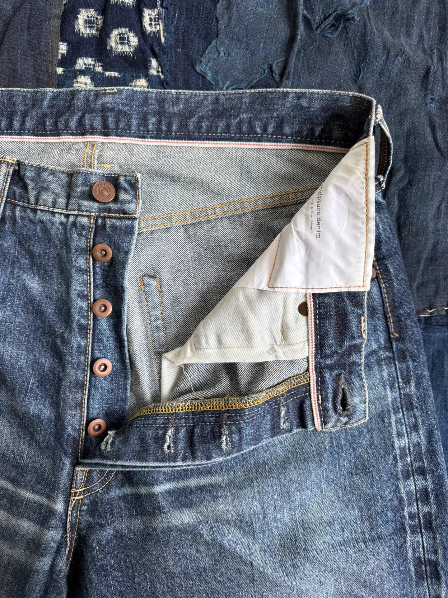 Visvim Wide Leg Denim Jeans in Blue Size US 34 / EU 50 - 7 Thumbnail
