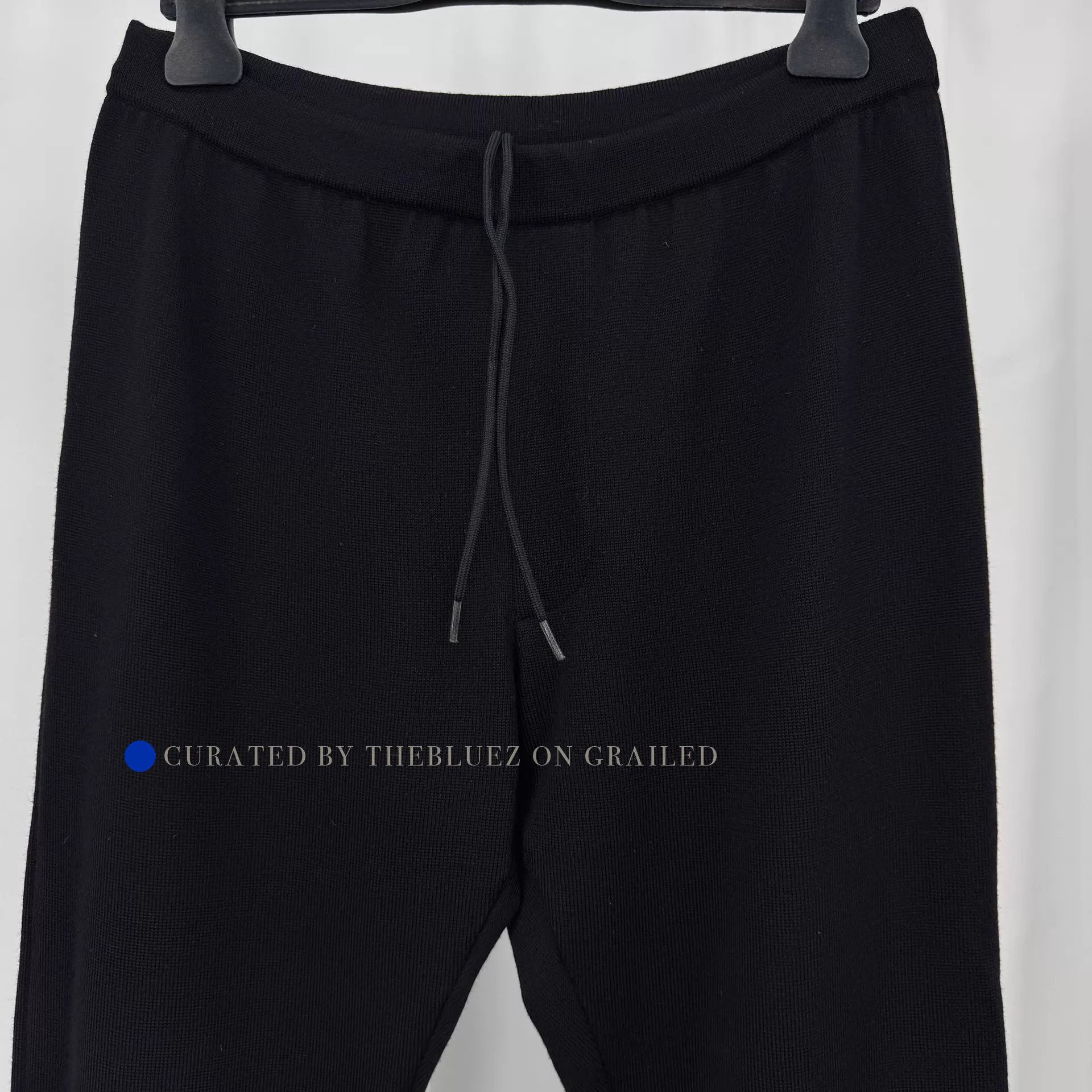 Prada Sleek Black Knit Casual Pants Size US 32 / EU 48 - 3 Thumbnail