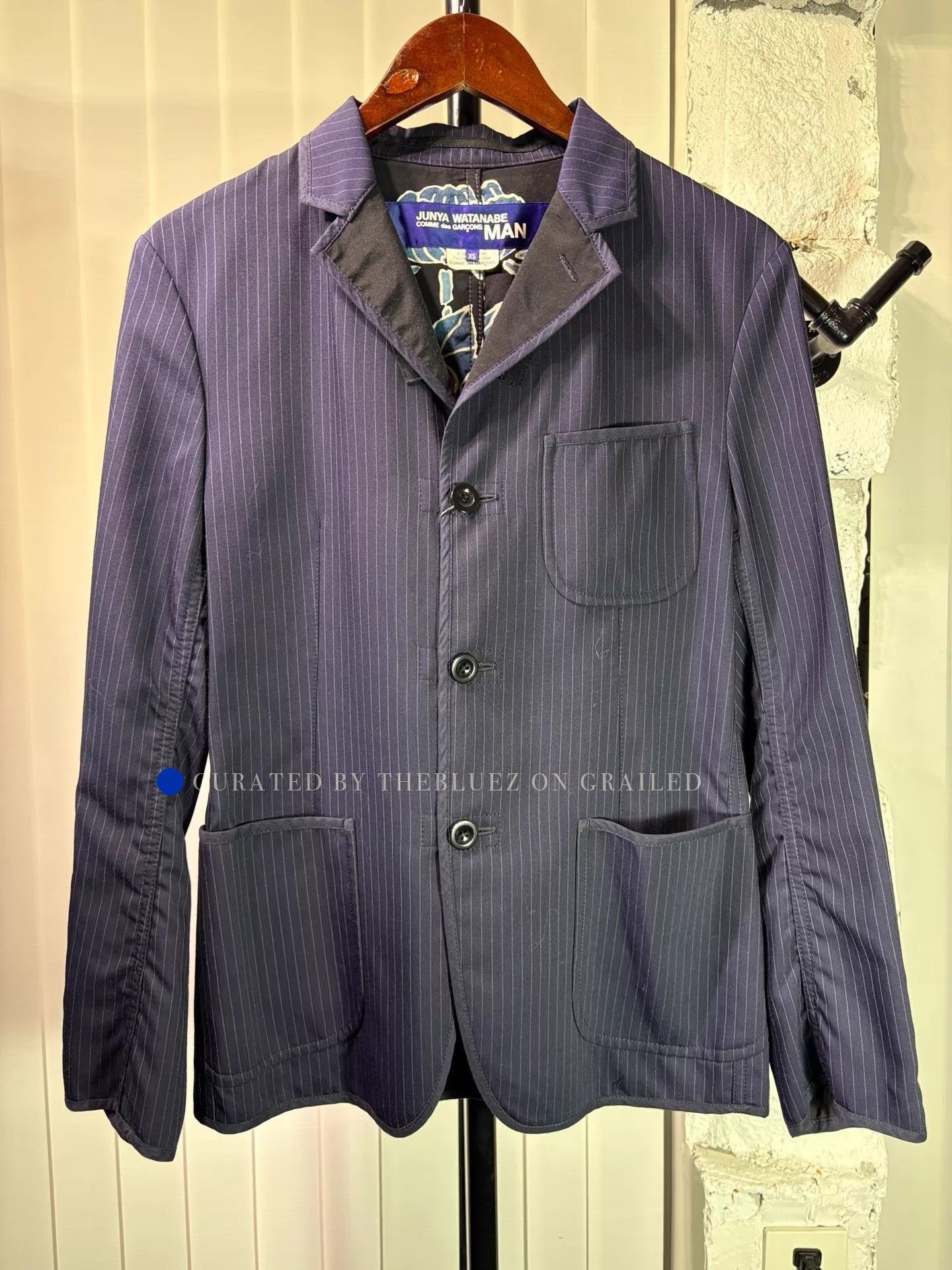 Junya Watanabe Double-Faced Black Suit Jacket Size US XS / EU 42 / 0 - 3 Thumbnail