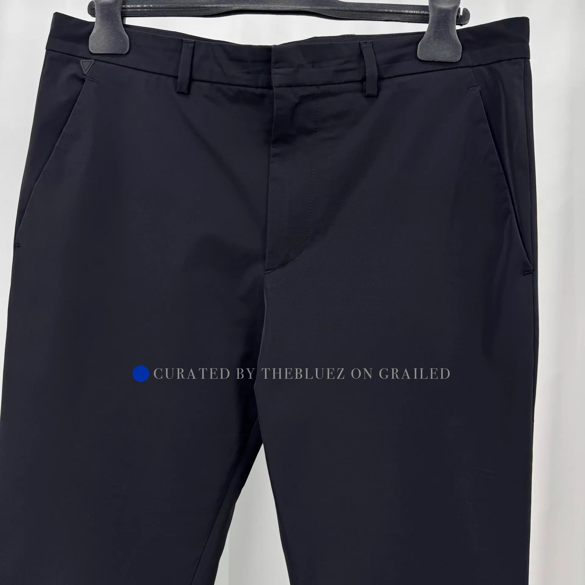 Prada Sleek Black Nylon Casual Trousers Size US 32 / EU 48 - 3 Thumbnail