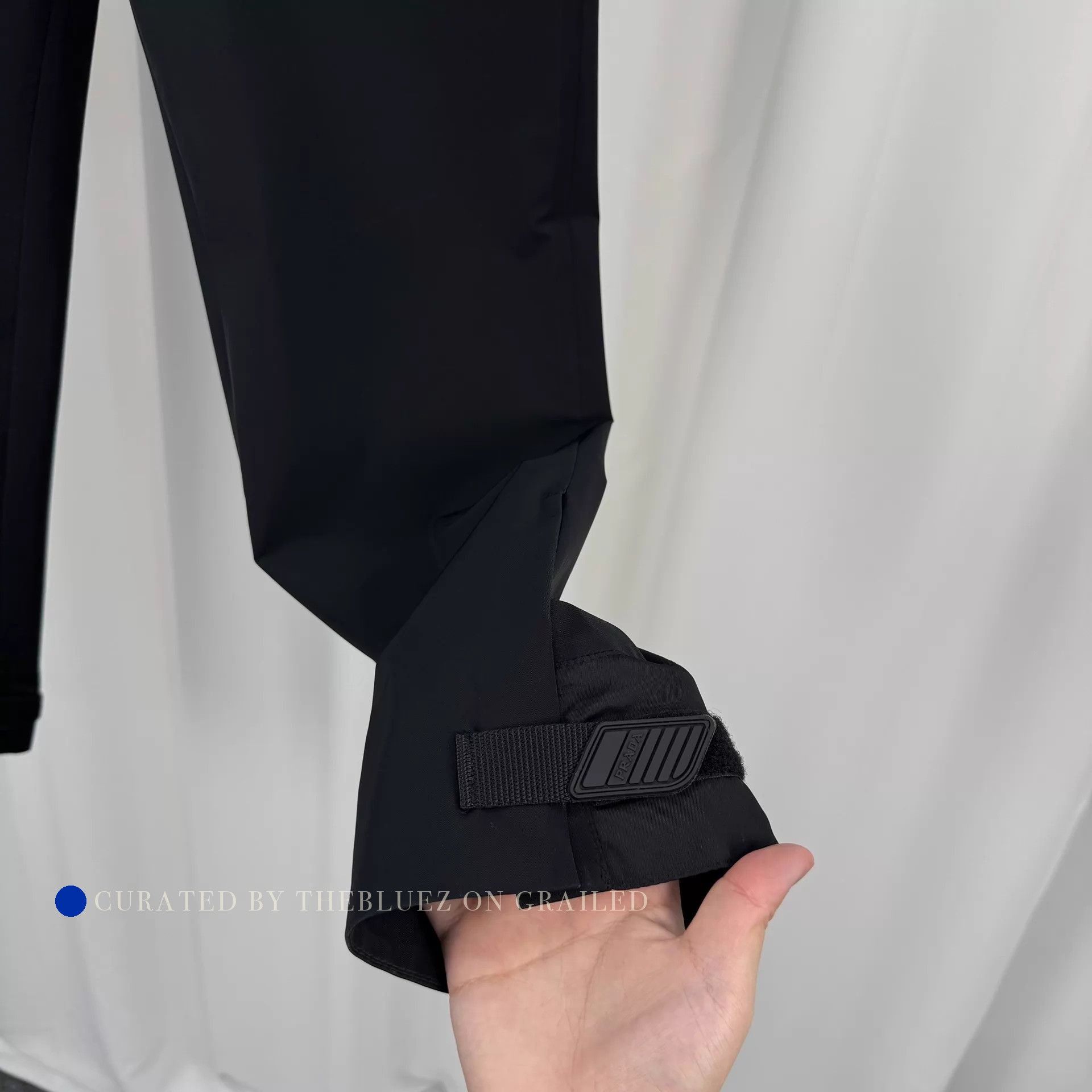 Prada Sleek Black Nylon Casual Trousers Size US 32 / EU 48 - 4 Thumbnail