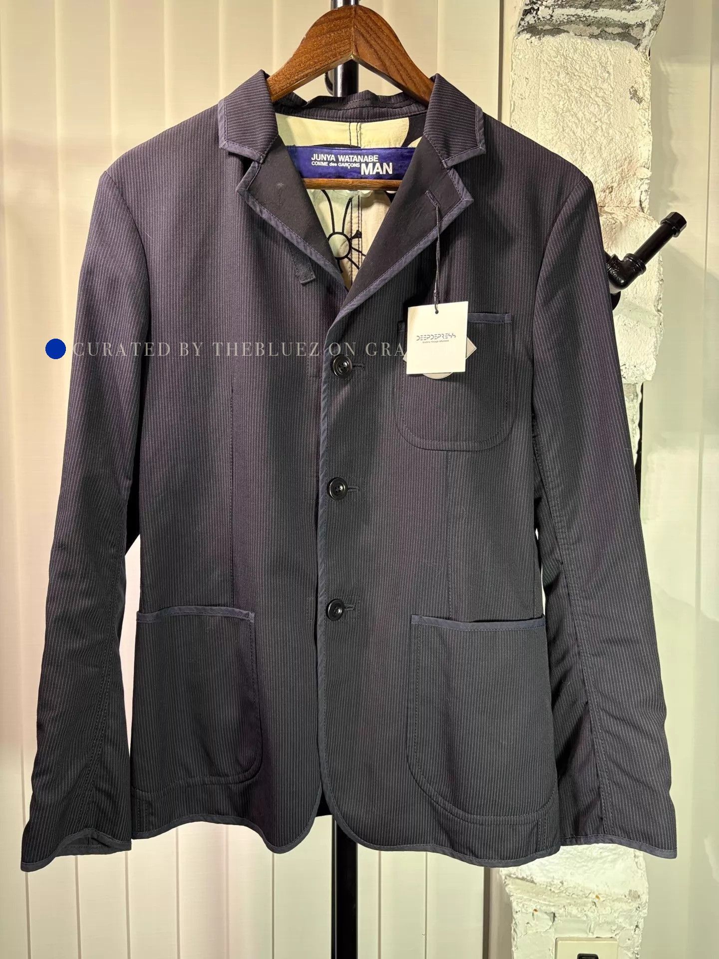 Junya Watanabe Double-Face Black Suit Jacket Size US XS / EU 42 / 0 - 3 Thumbnail