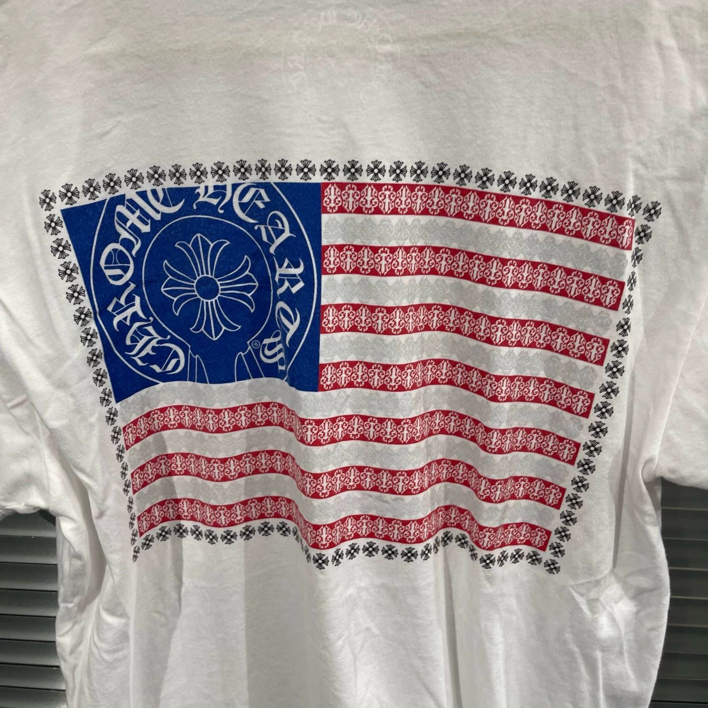 Chrome Hearts Vintage Sword Flag Print Short Sleeve Tee Size US M / EU 48-50 / 2 - 6 Thumbnail