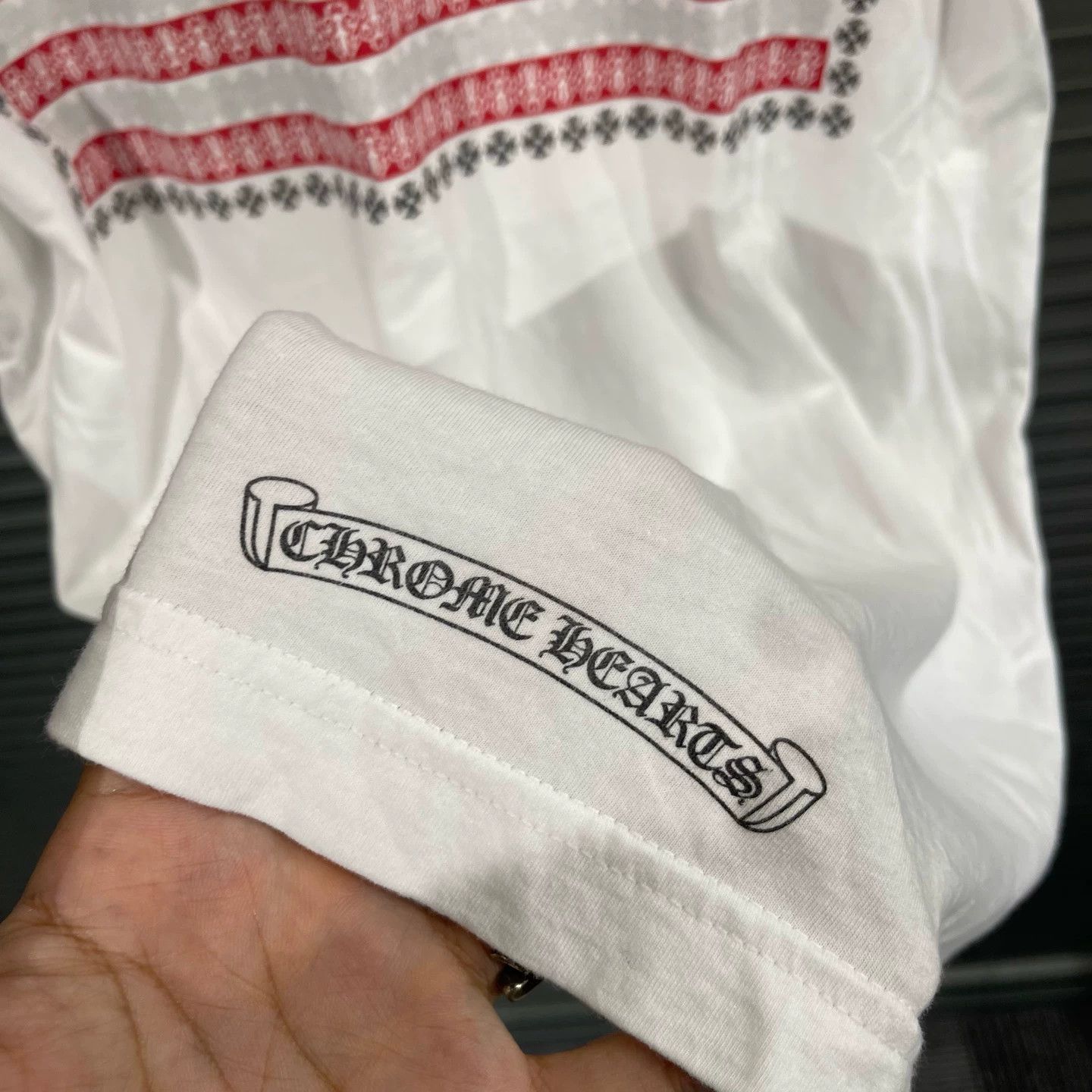 Chrome Hearts Vintage Sword Flag Print Short Sleeve Tee Size US M / EU 48-50 / 2 - 7 Thumbnail