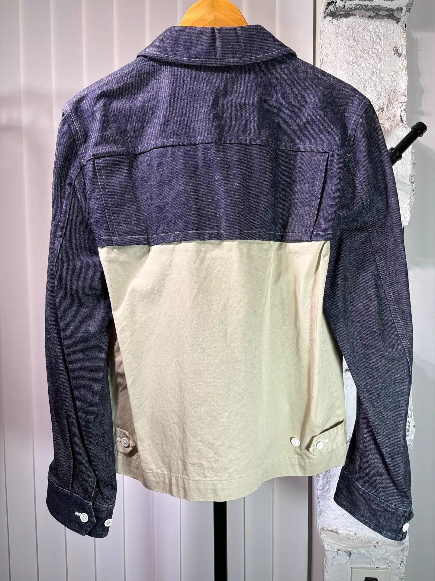 Comme des Garcons Stylish Blue Denim-Twill Jacket Size US M / EU 48-50 / 2 - 2 Thumbnail