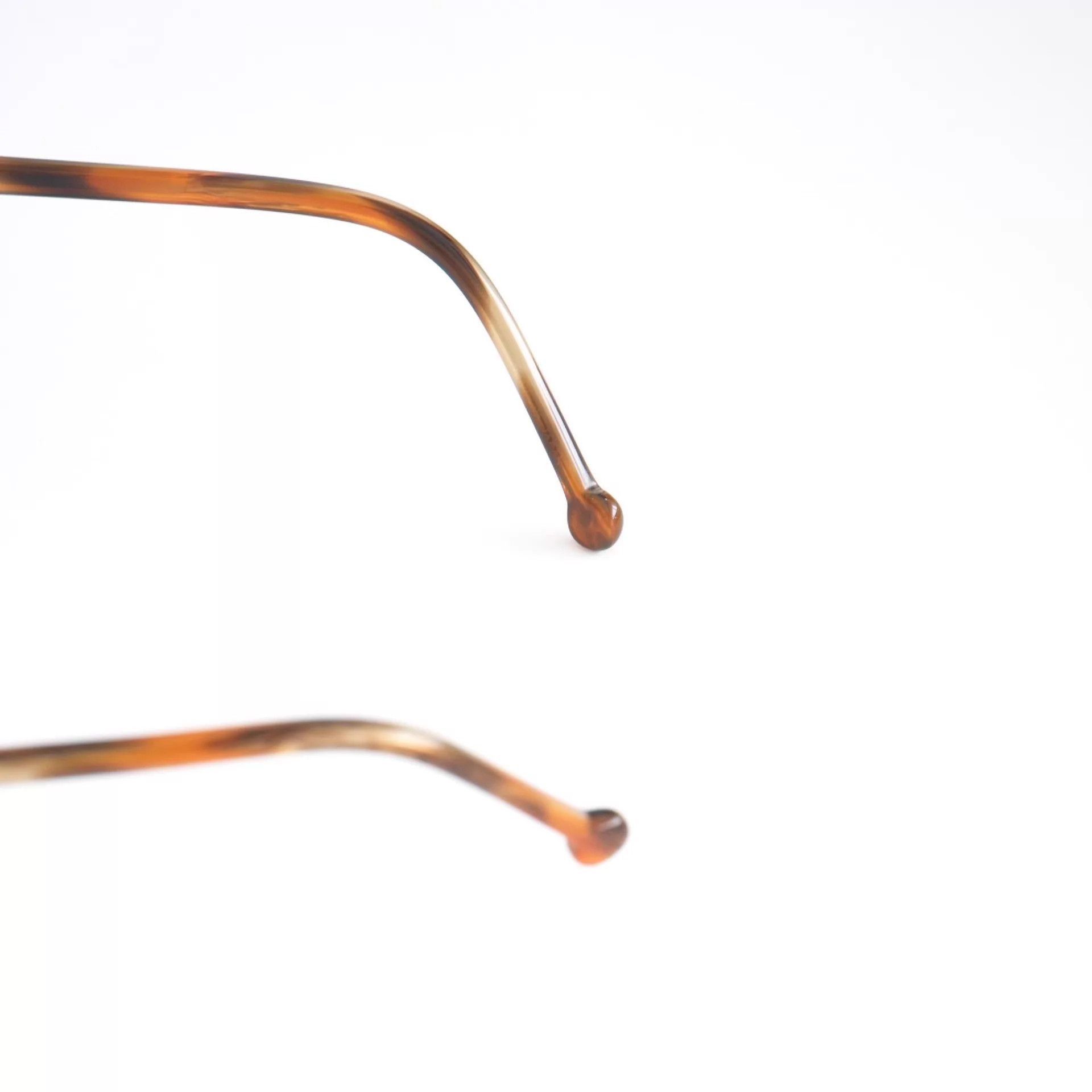 Hakusan Megane Vintage Round Sunglasses in Brown Size ONE SIZE - 6 Thumbnail