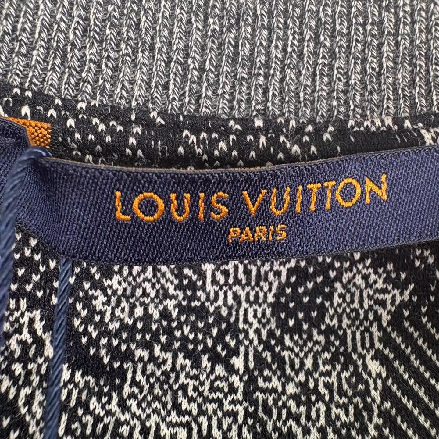 Louis Vuitton Multi Printed Short Sleeve Knit T-Shirt Size US XL / EU 56 / 4 - 5 Thumbnail