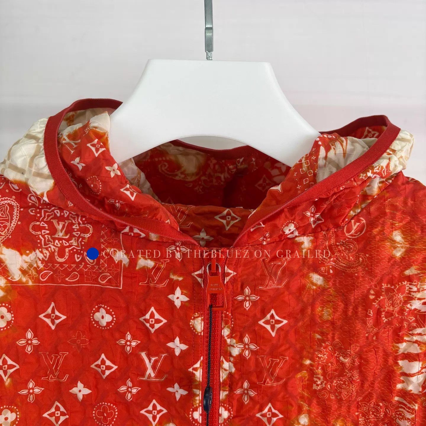 Louis Vuitton Red All-Over Print Lightweight Jacket Size US S / EU 44-46 / 1 - 3 Thumbnail