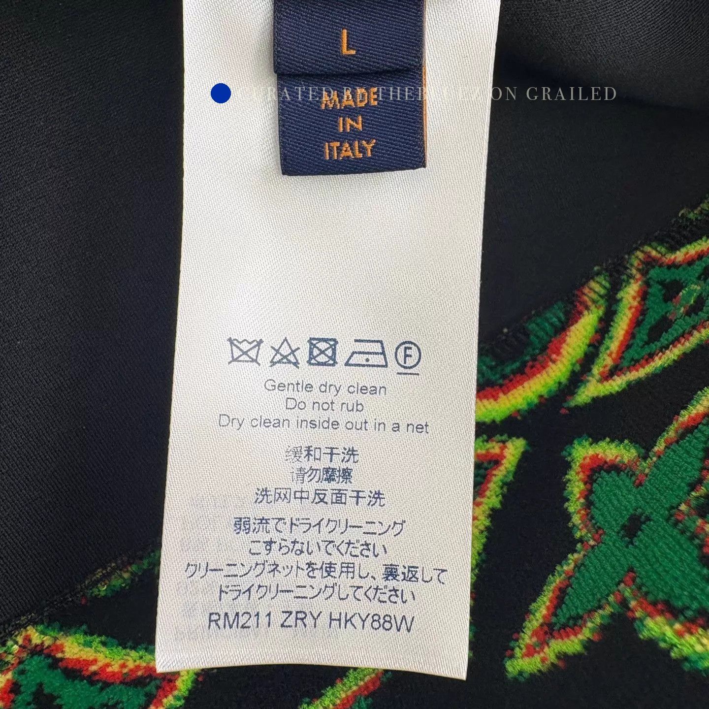 Louis Vuitton Black Floral Hoodie with Tags Size US L / EU 52-54 / 3 - 7 Thumbnail