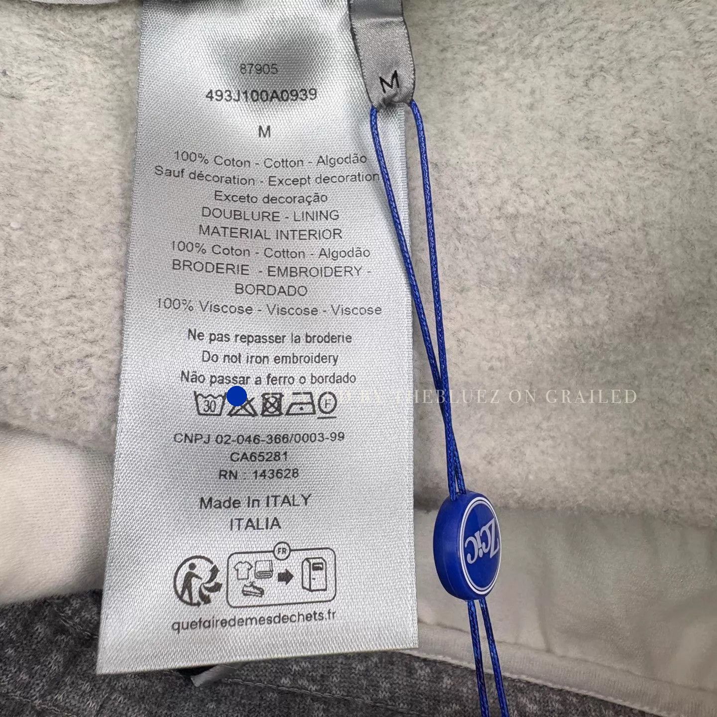 Dior Casual Gray Shorts with Embroidered Logo Size US 32 / EU 48 - 5 Thumbnail