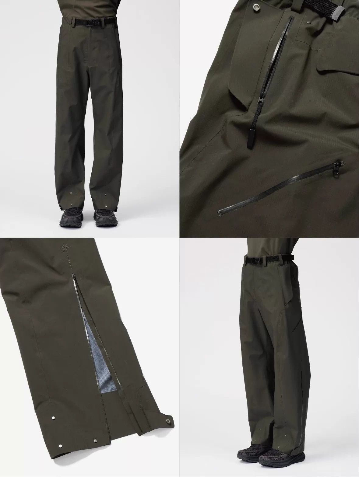 Goldwin Brown GORE-TEX Pro Ski Pants, Size 34 Size US 34 / EU 50 - 9 Thumbnail