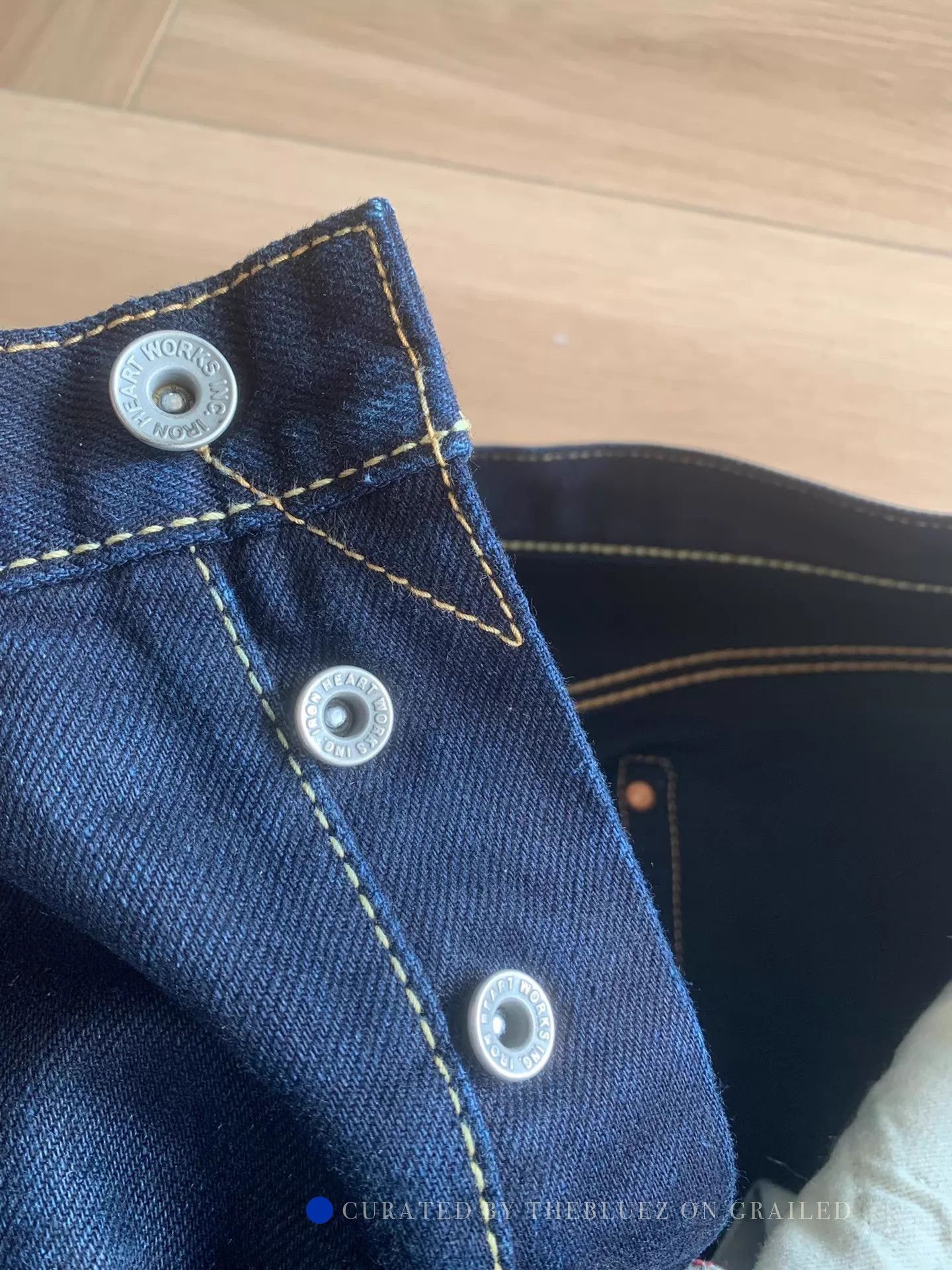 Iron Heart Heavy Denim Straight-Leg Jeans Size US 36 / EU 52 - 6 Thumbnail