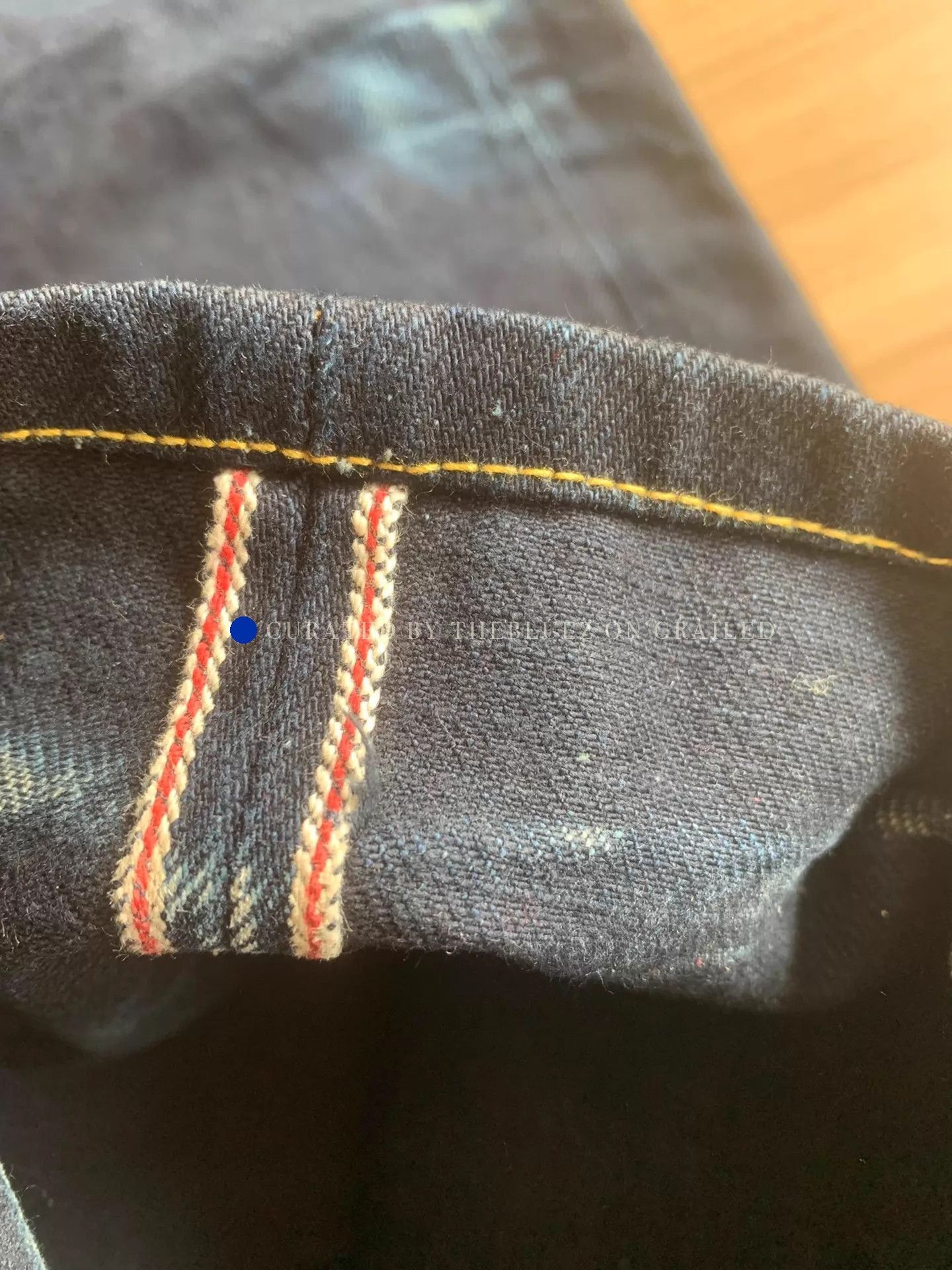 Iron Heart Heavy Denim Straight-Leg Jeans Size US 36 / EU 52 - 7 Thumbnail